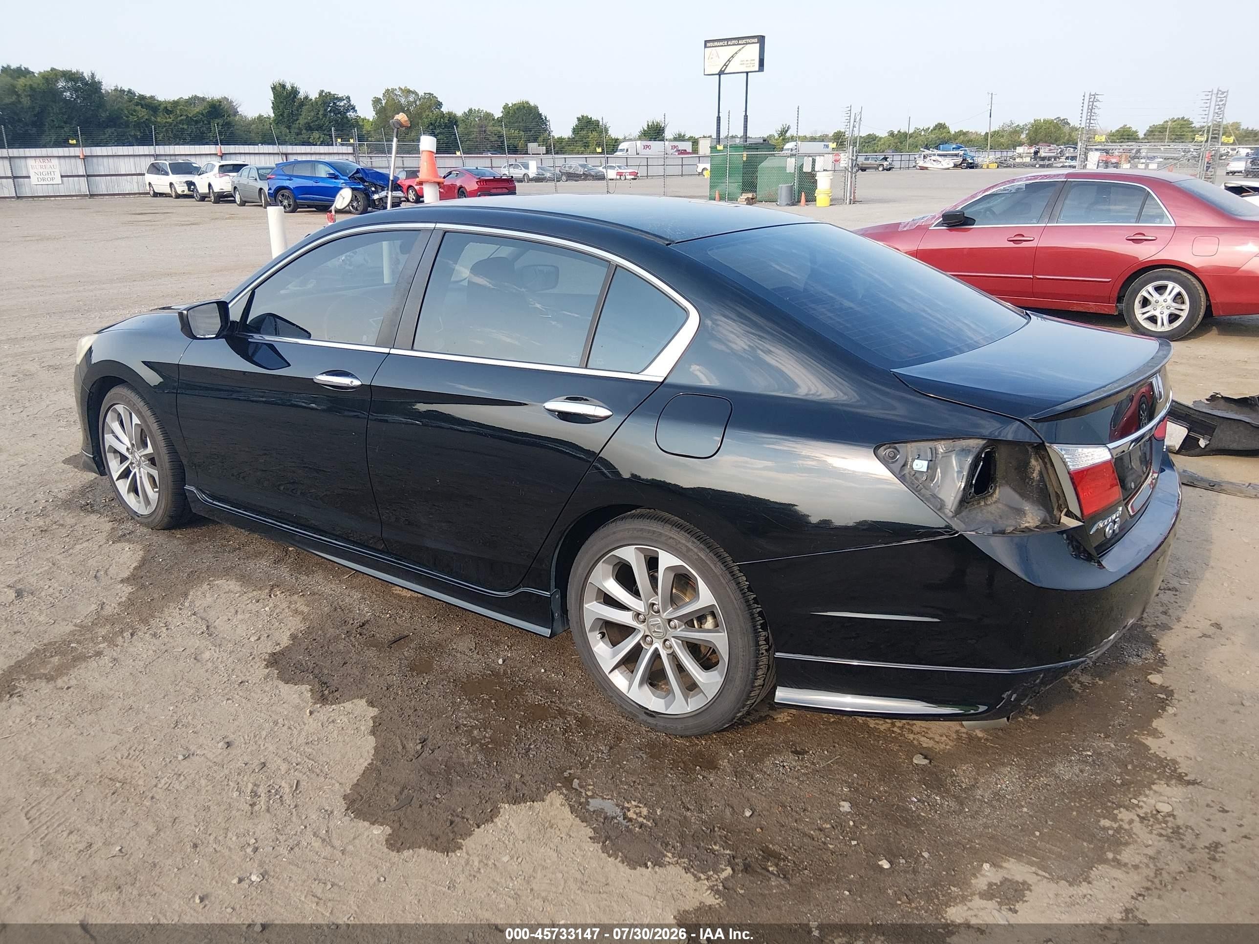 2015 Honda Accord Sport Black vin: 1HGCR2E51FA044371