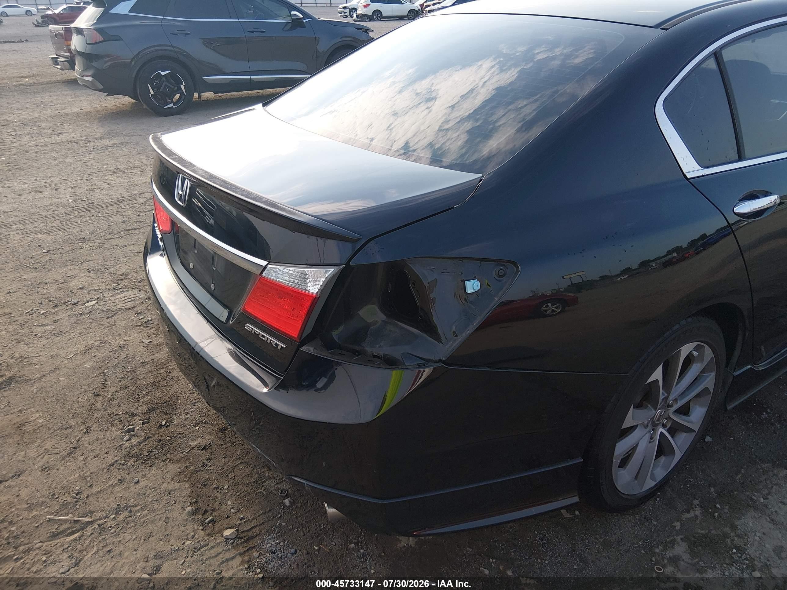 2015 Honda Accord Sport Black vin: 1HGCR2E51FA044371