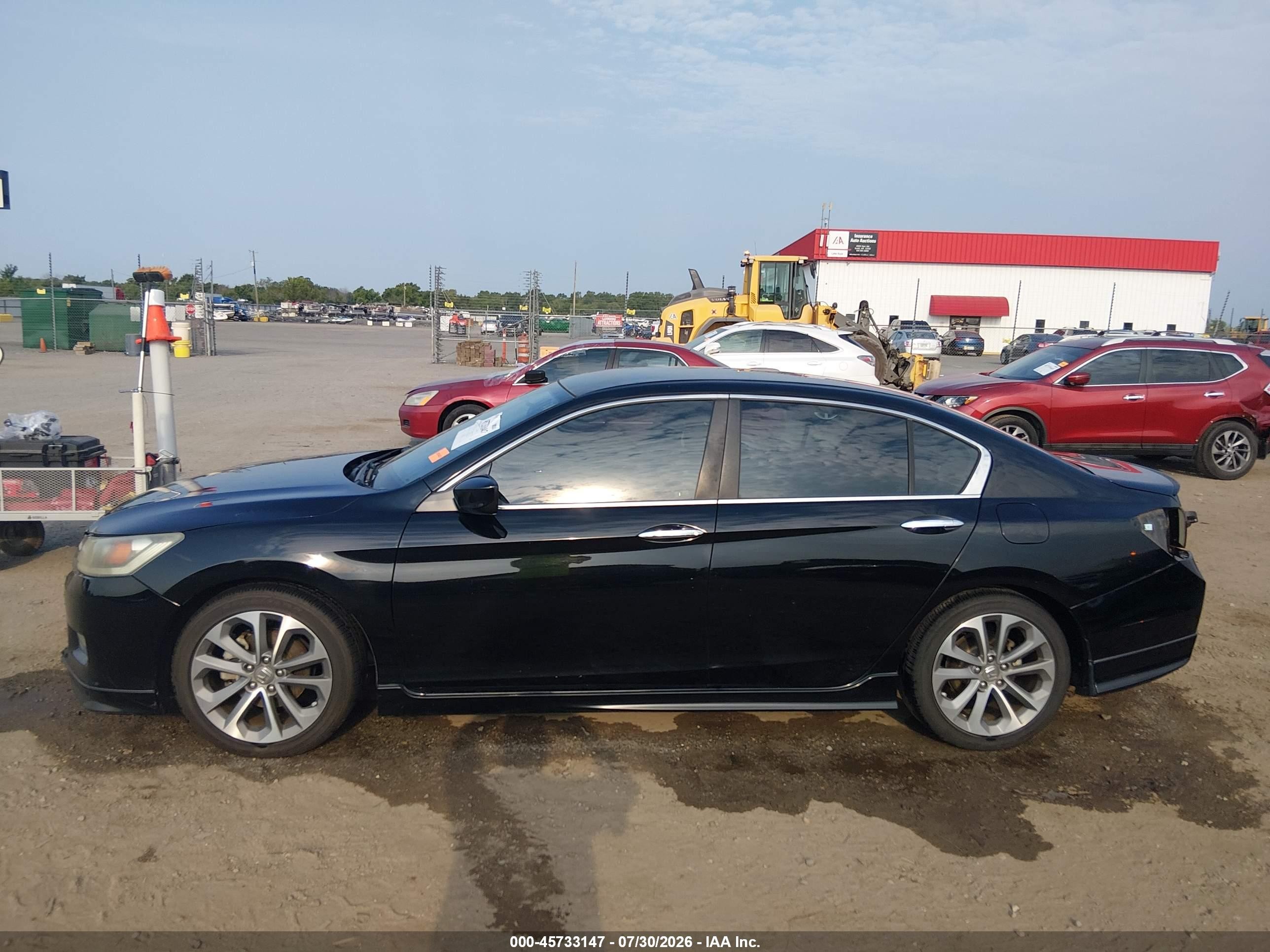 2015 Honda Accord Sport Black vin: 1HGCR2E51FA044371