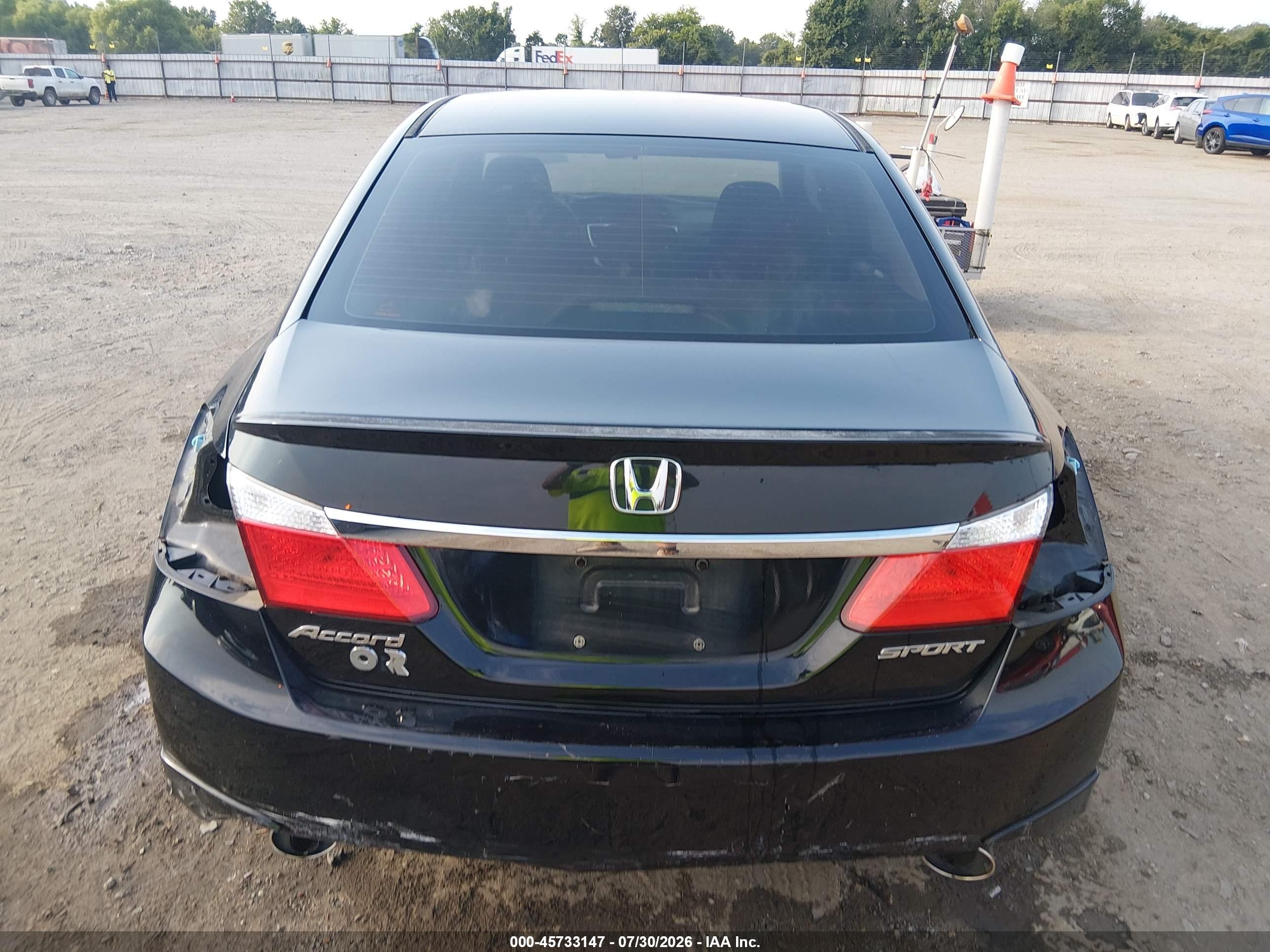 2015 Honda Accord Sport Black vin: 1HGCR2E51FA044371