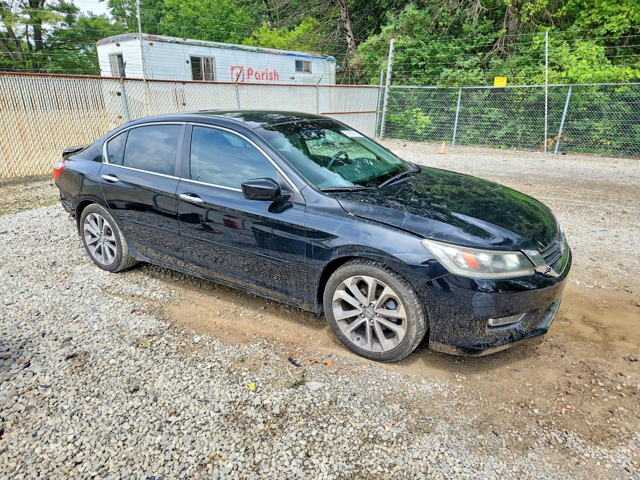 2013 Honda Accord Sport Черный vin: 1HGCR2E53DA234248