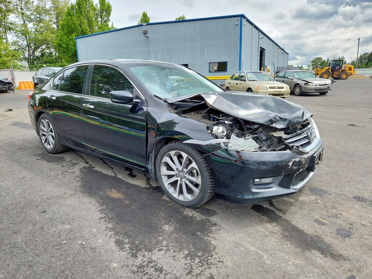 2015 Honda Accord Sport Black vin: 1HGCR2E53FA129244