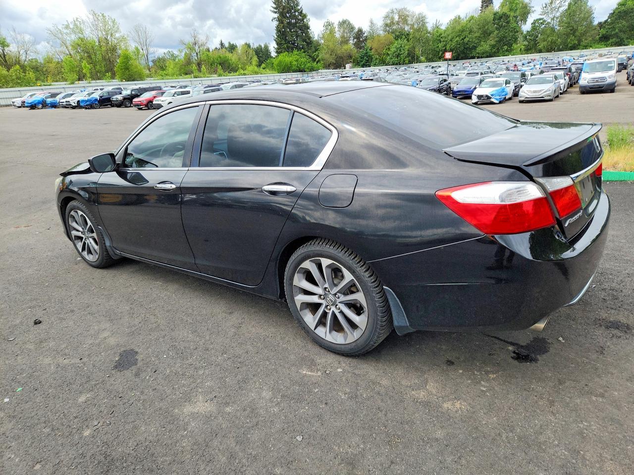 2015 Honda Accord Sport Black vin: 1HGCR2E53FA129244