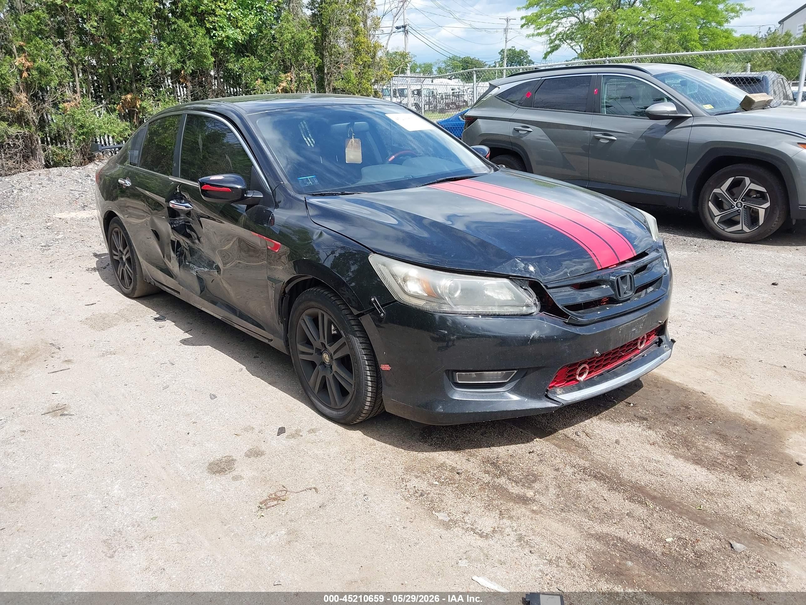 2013 Honda Accord Sport Black vin: 1HGCR2E55DA140503