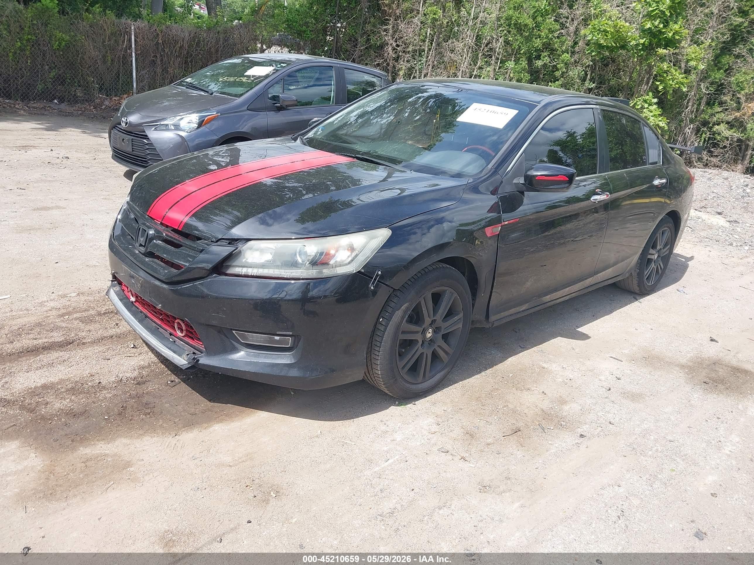 2013 Honda Accord Sport Black vin: 1HGCR2E55DA140503