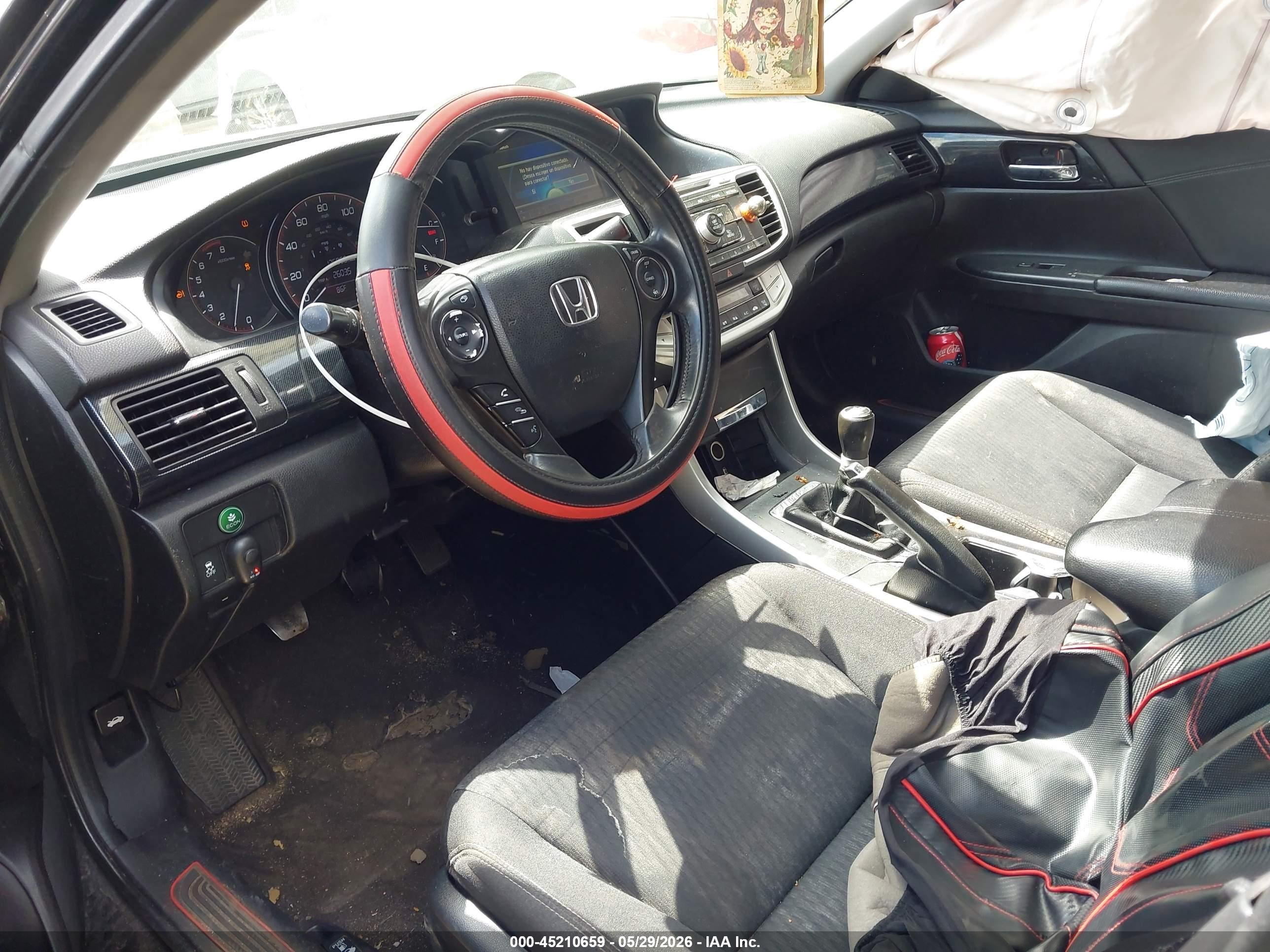 2013 Honda Accord Sport Black vin: 1HGCR2E55DA140503