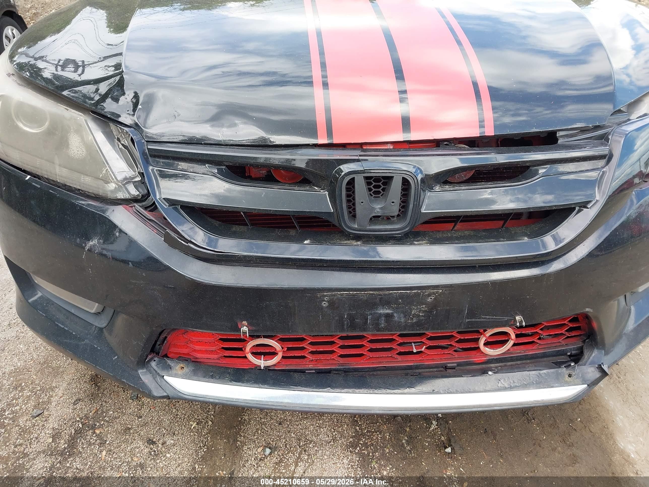 2013 Honda Accord Sport Black vin: 1HGCR2E55DA140503