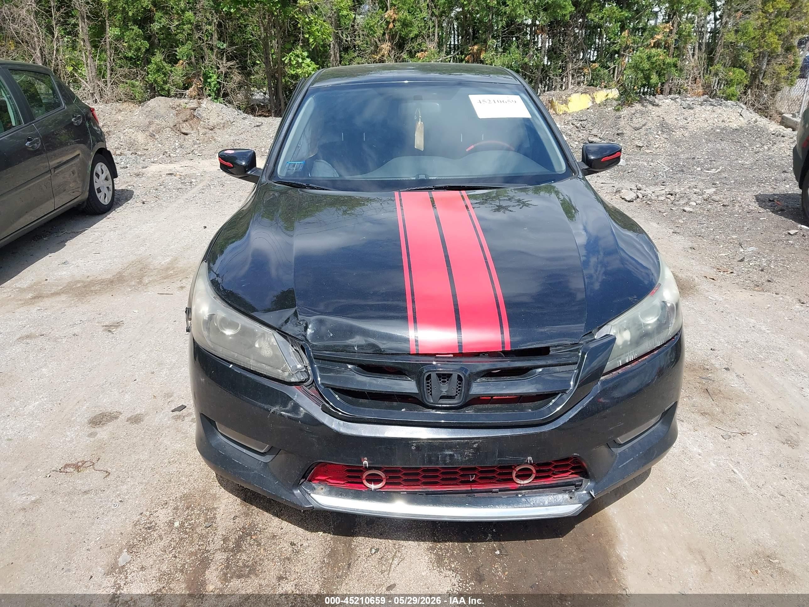 2013 Honda Accord Sport Black vin: 1HGCR2E55DA140503