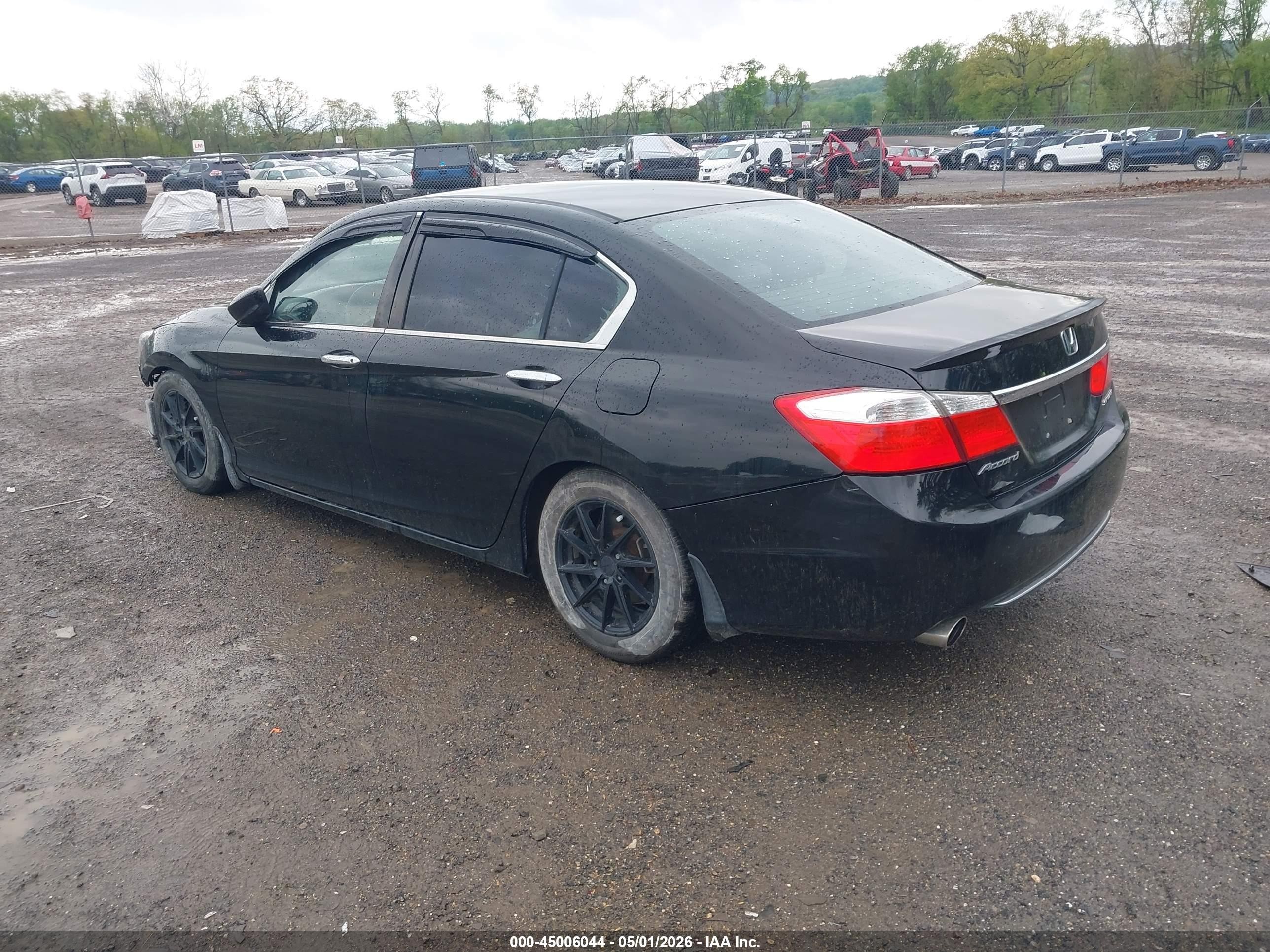 2015 Honda Accord Sport Black vin: 1HGCR2E57FA015263