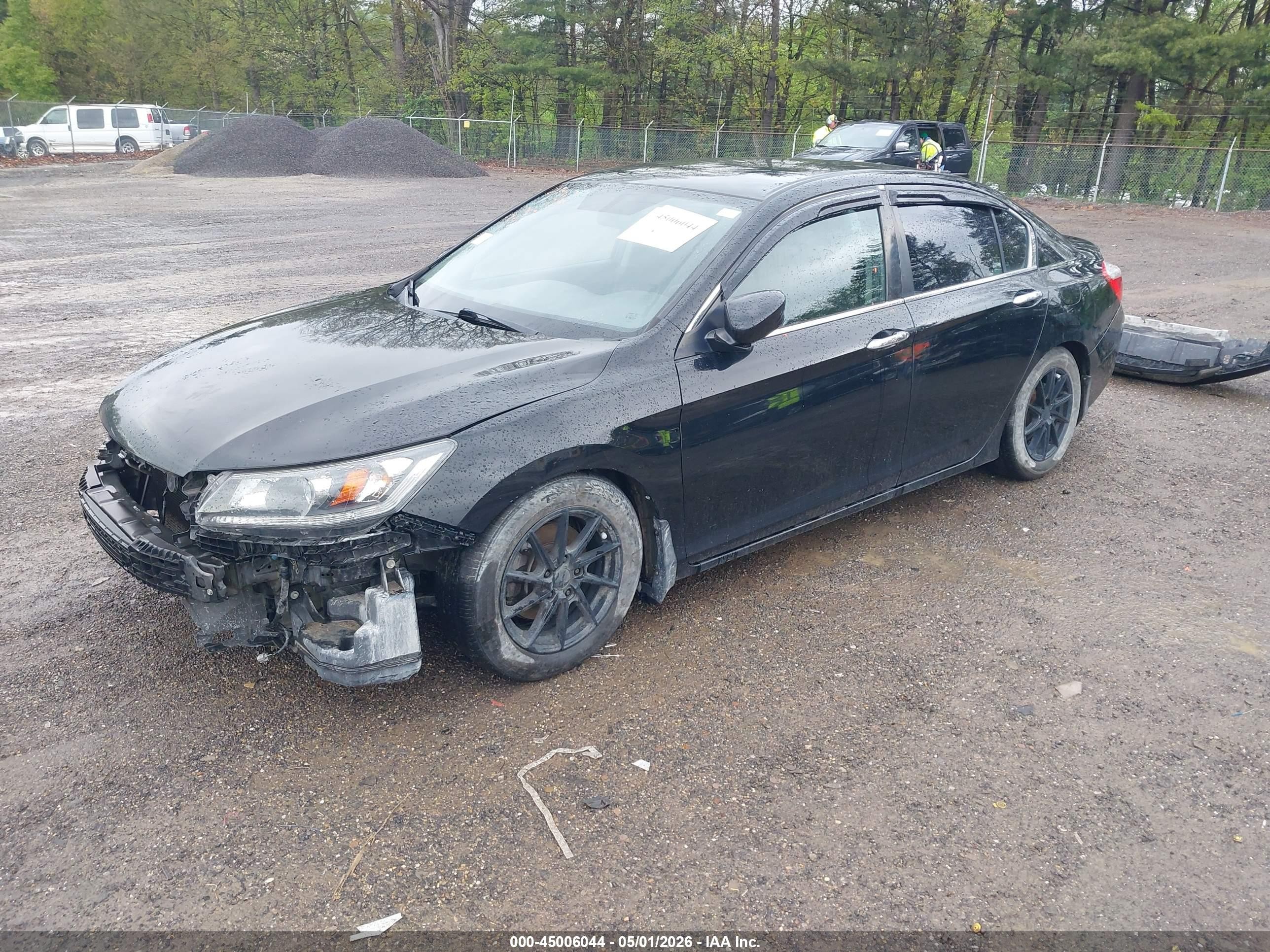 2015 Honda Accord Sport Black vin: 1HGCR2E57FA015263