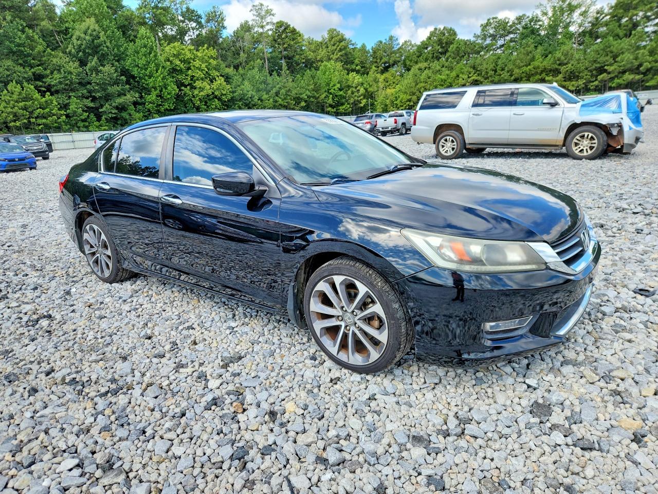 2013 Honda Accord Sport Черный vin: 1HGCR2E58DA240093
