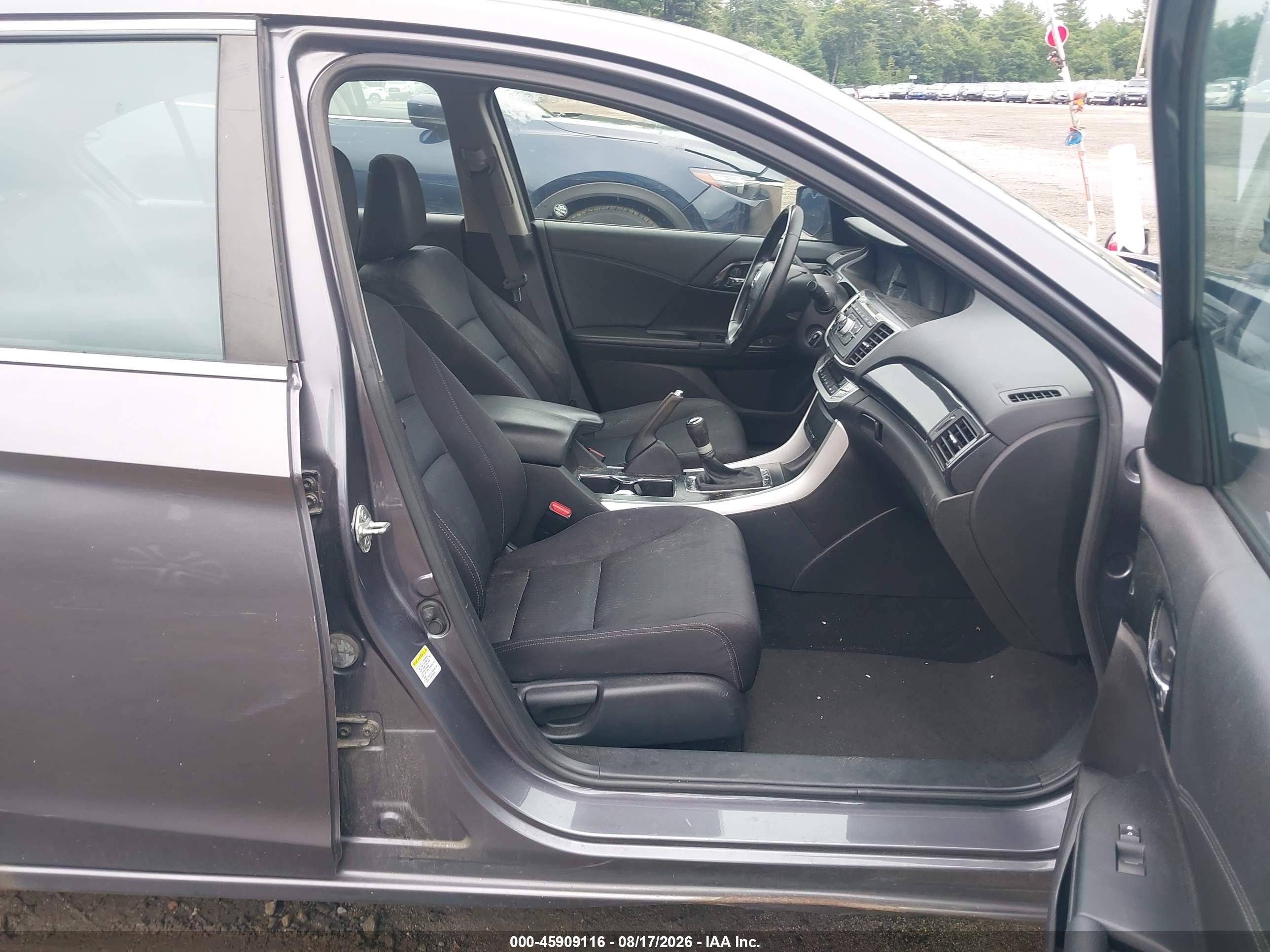 2013 Honda Accord Sport Серый vin: 1HGCR2E5XDA206673
