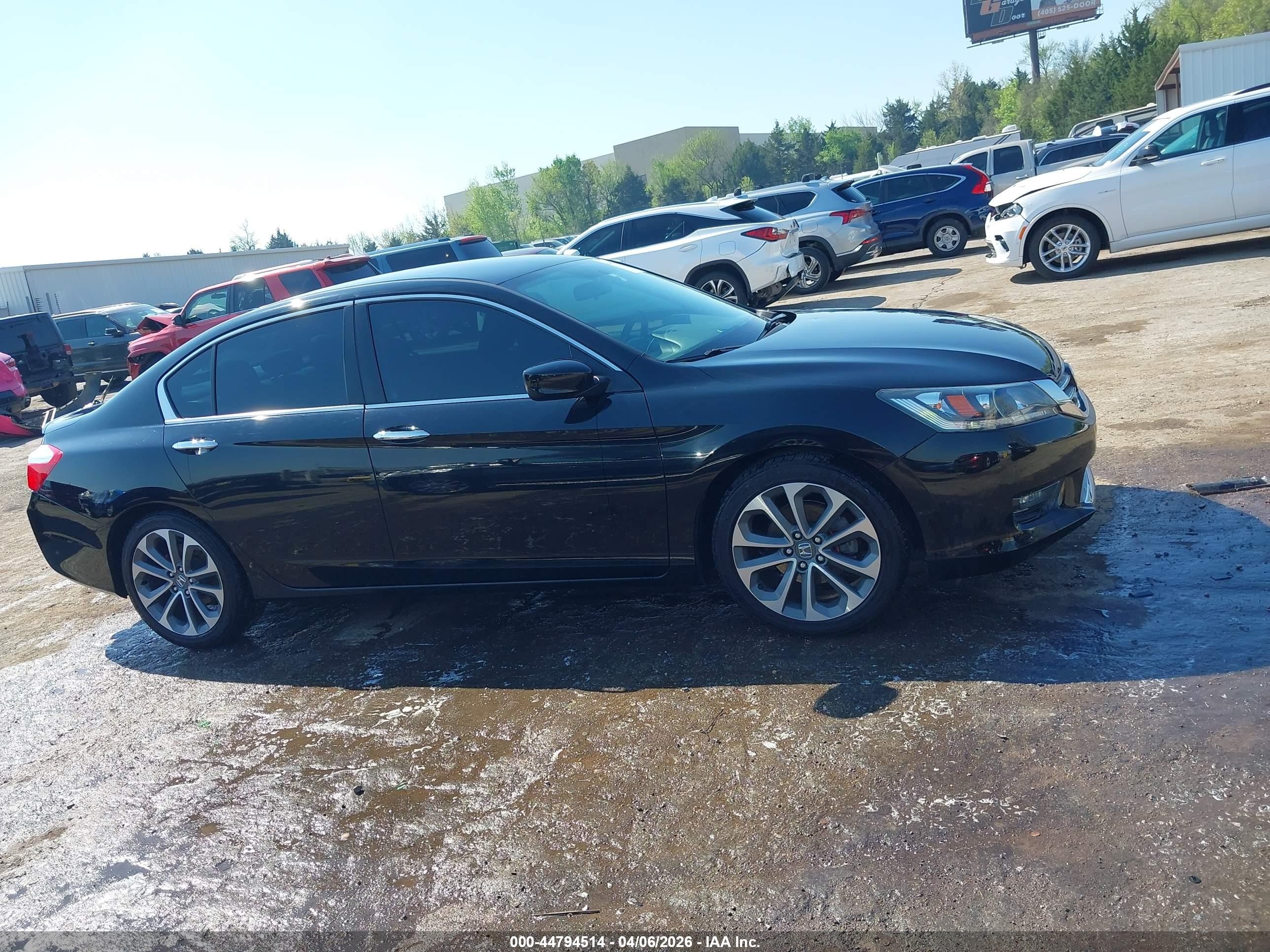 2015 Honda Accord Sport Black vin: 1HGCR2E5XFA177159