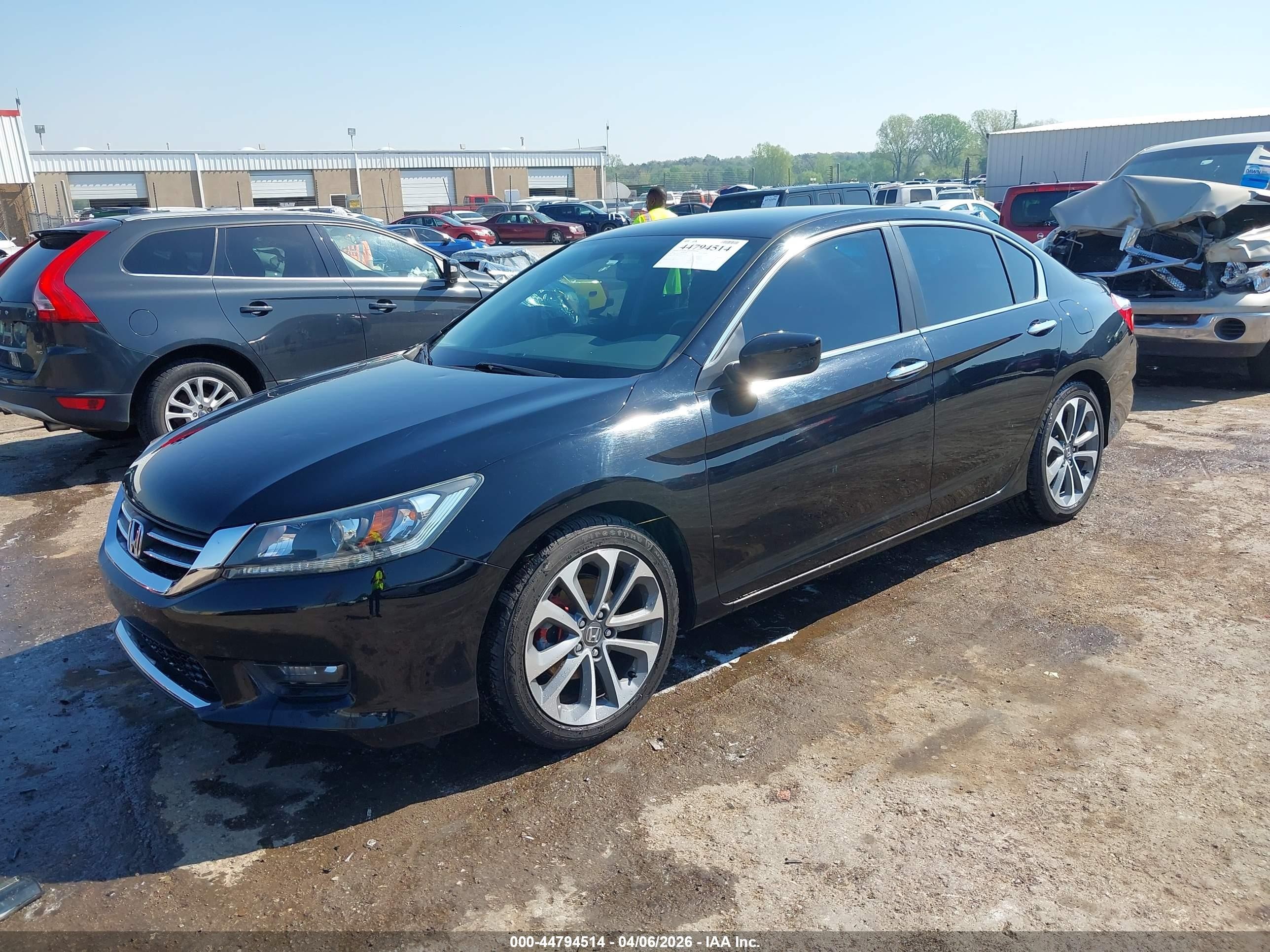 2015 Honda Accord Sport Black vin: 1HGCR2E5XFA177159