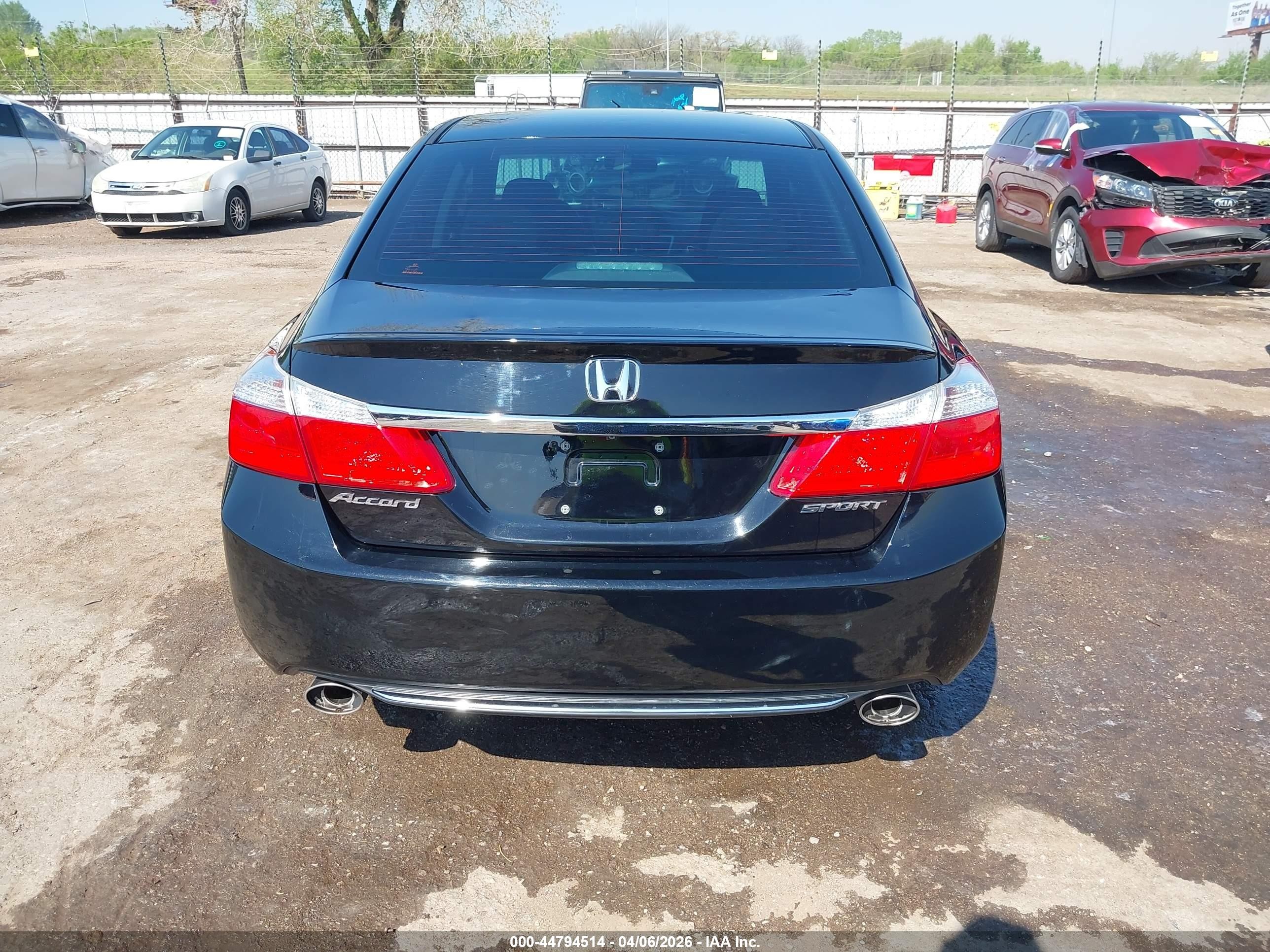 2015 Honda Accord Sport Black vin: 1HGCR2E5XFA177159