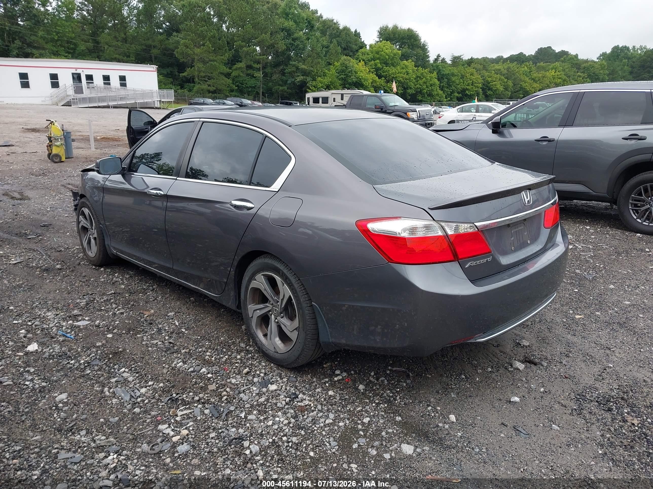 2013 Honda Accord Ex Серый vin: 1HGCR2E70DA157016