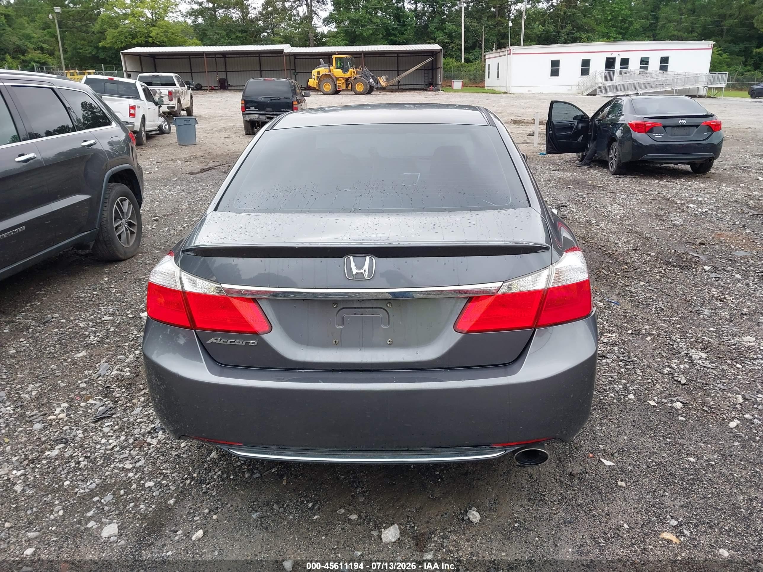2013 Honda Accord Ex Серый vin: 1HGCR2E70DA157016