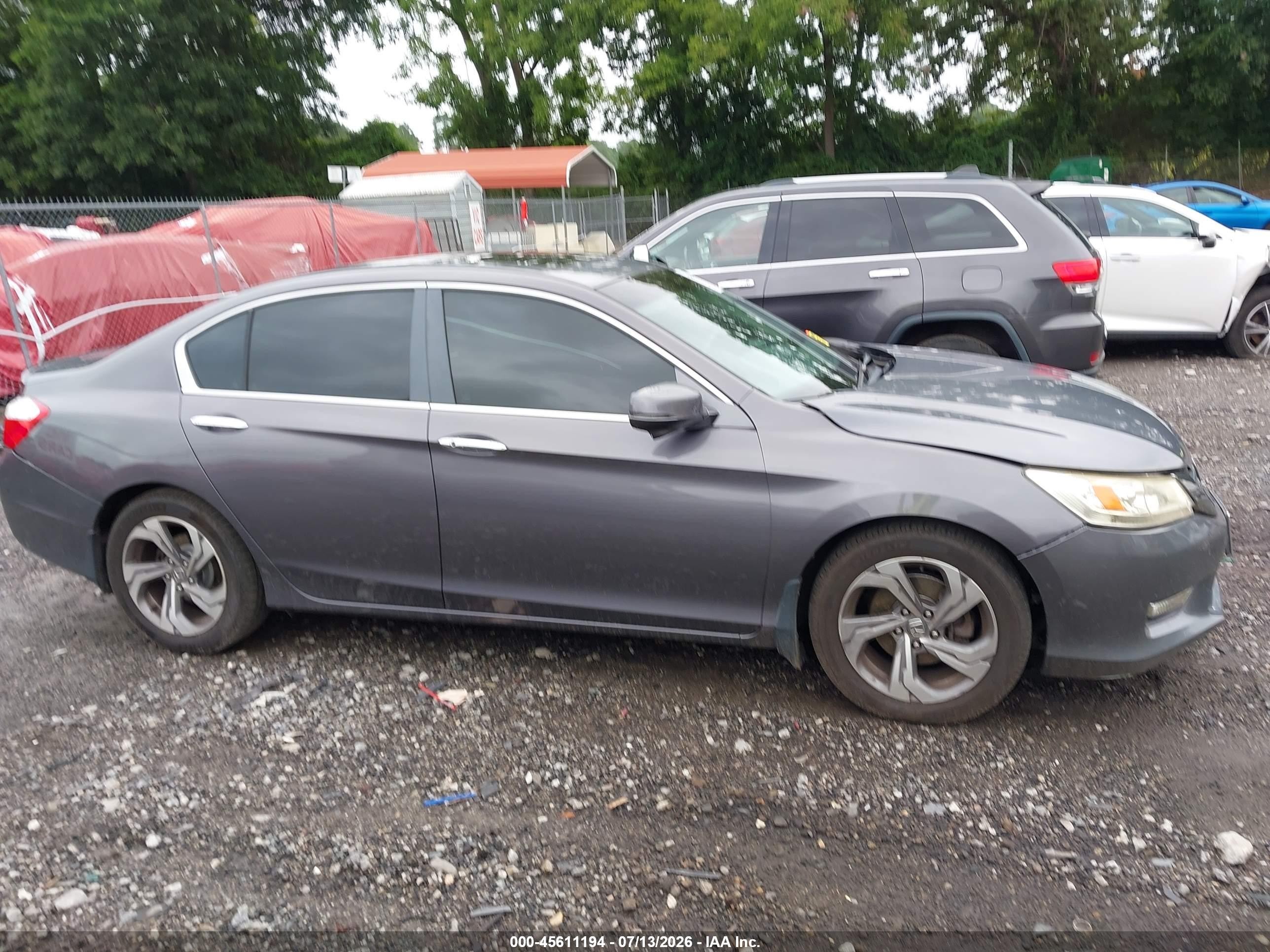 2013 Honda Accord Ex Серый vin: 1HGCR2E70DA157016