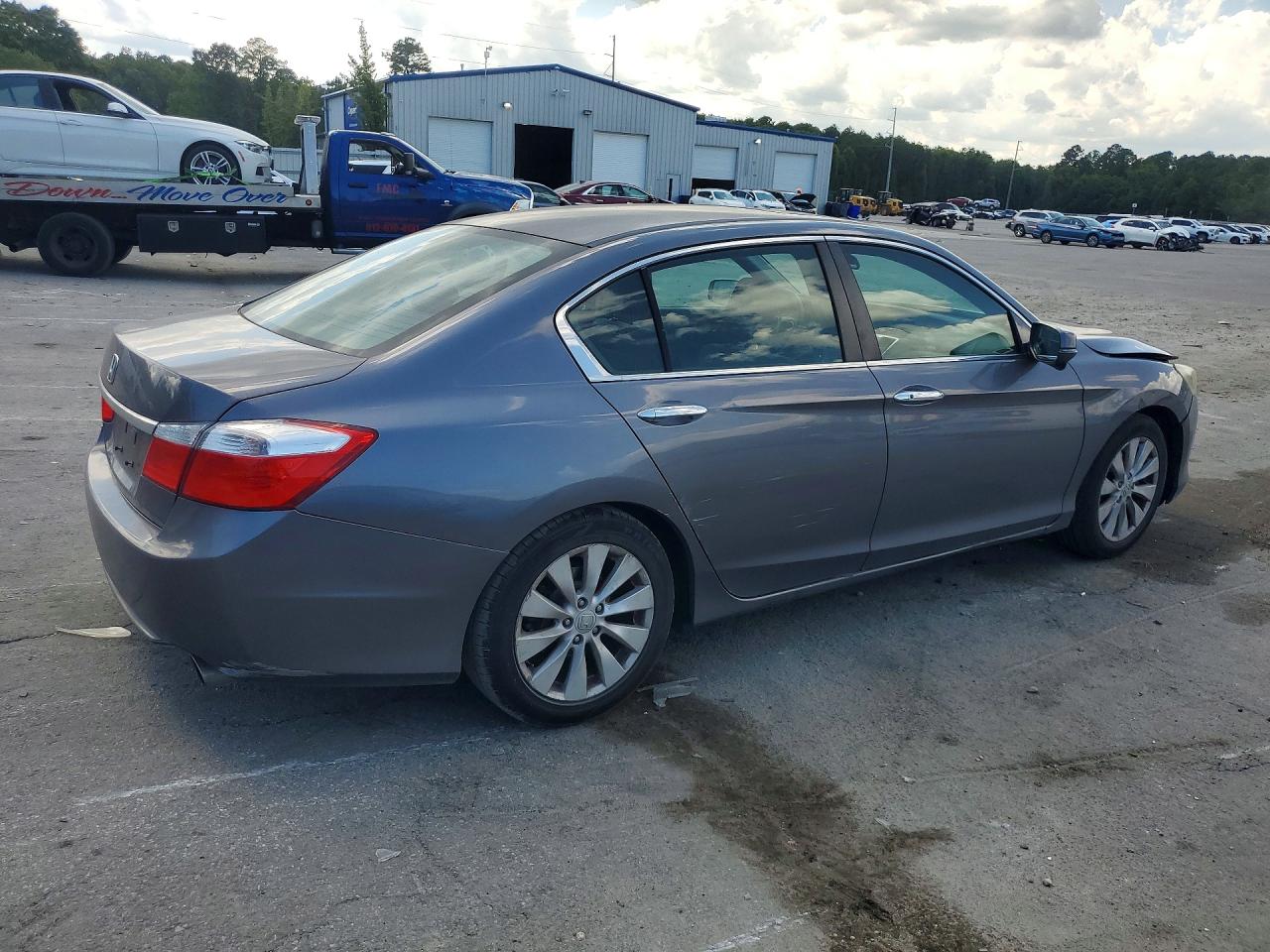 2013 Honda Accord Ex Gray vin: 1HGCR2E72DA107153