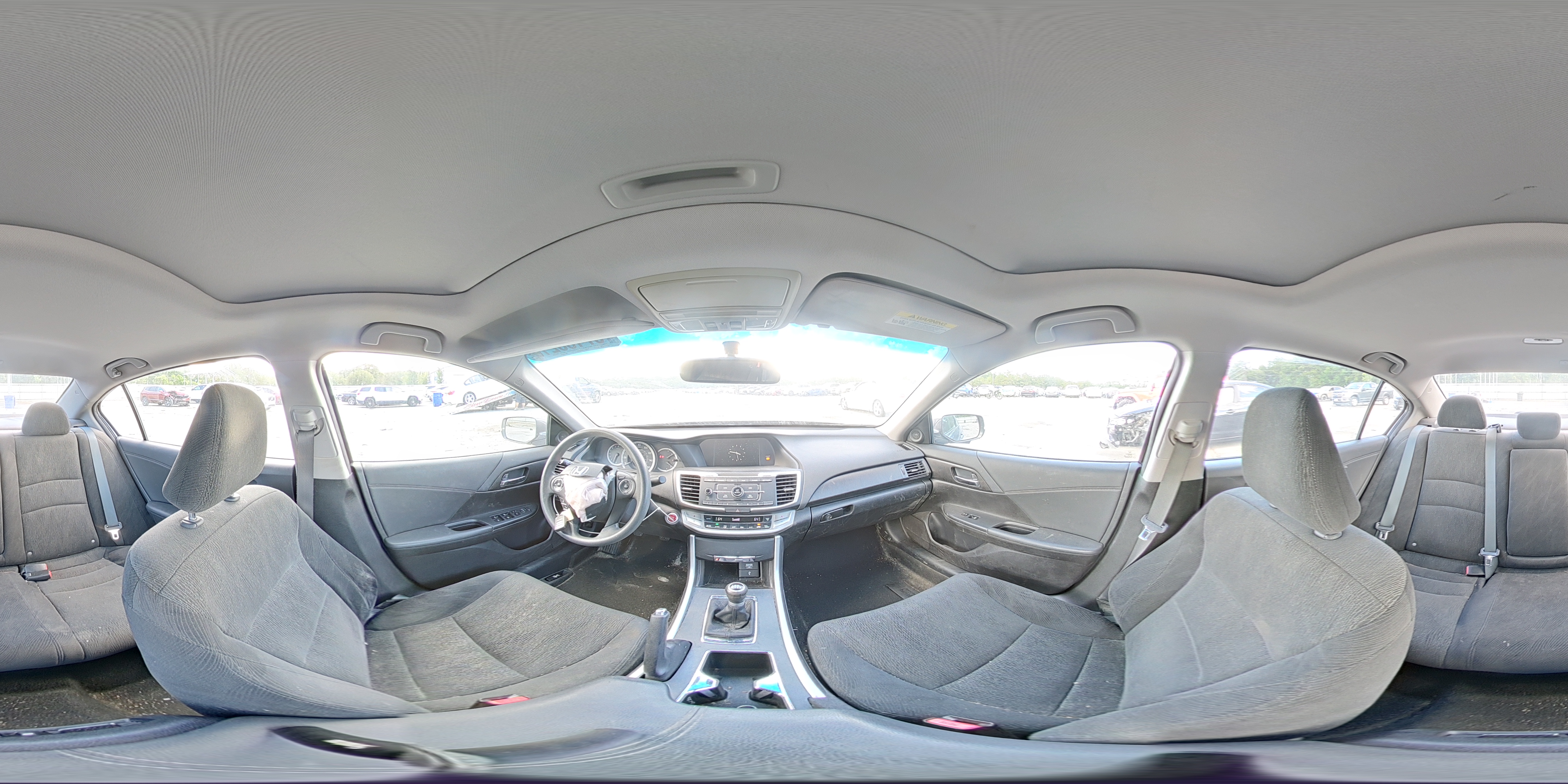 2013 Honda Accord Ex Gray vin: 1HGCR2E72DA107153