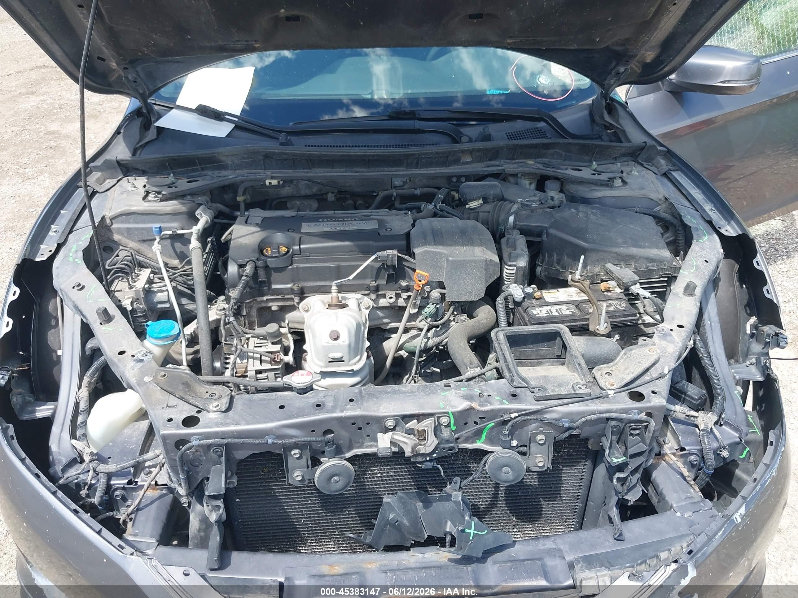 2013 Honda Accord Ex Gray vin: 1HGCR2E75DA133407