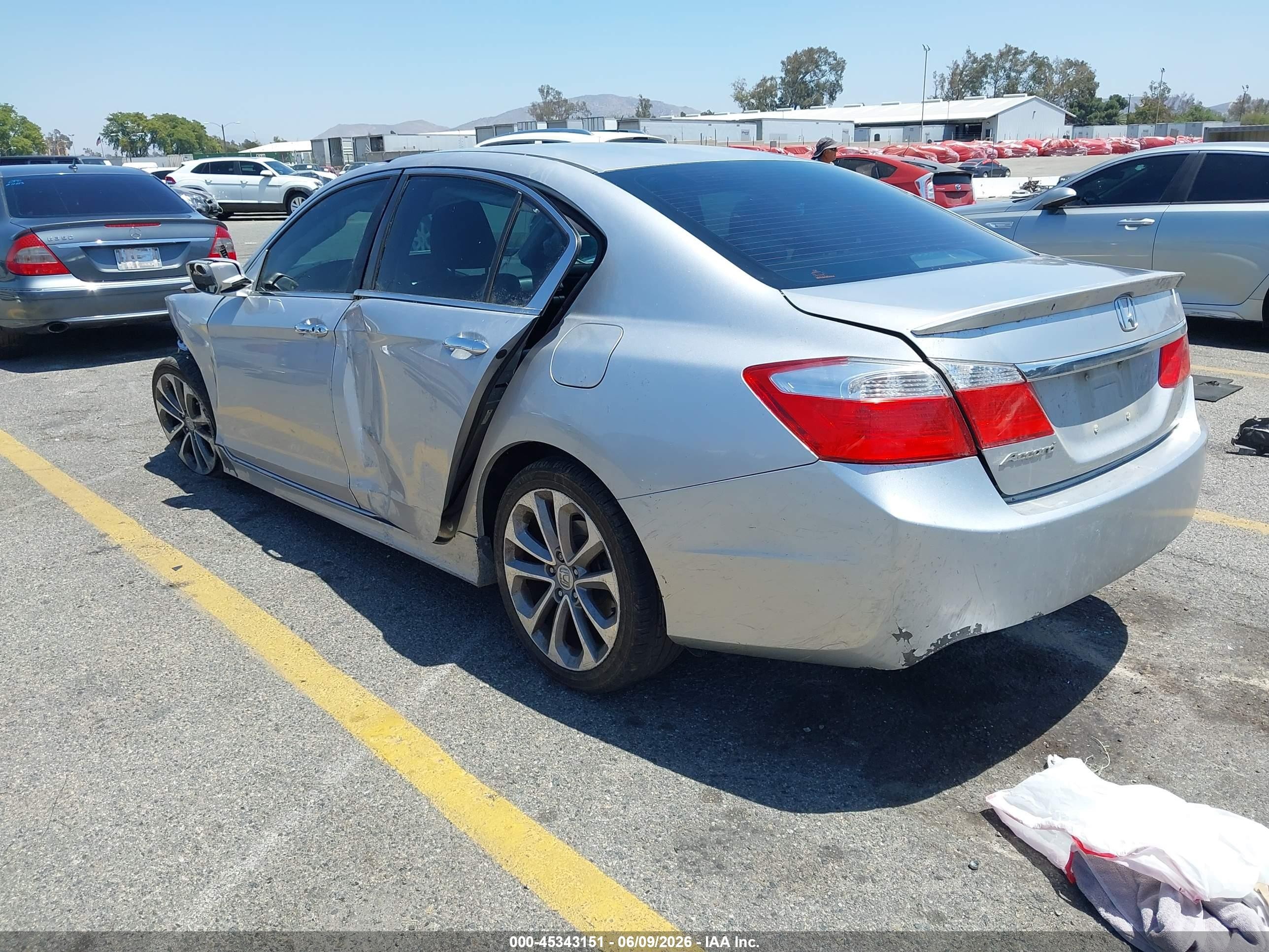 2013 Honda Accord Ex Gray vin: 1HGCR2E79DA143227