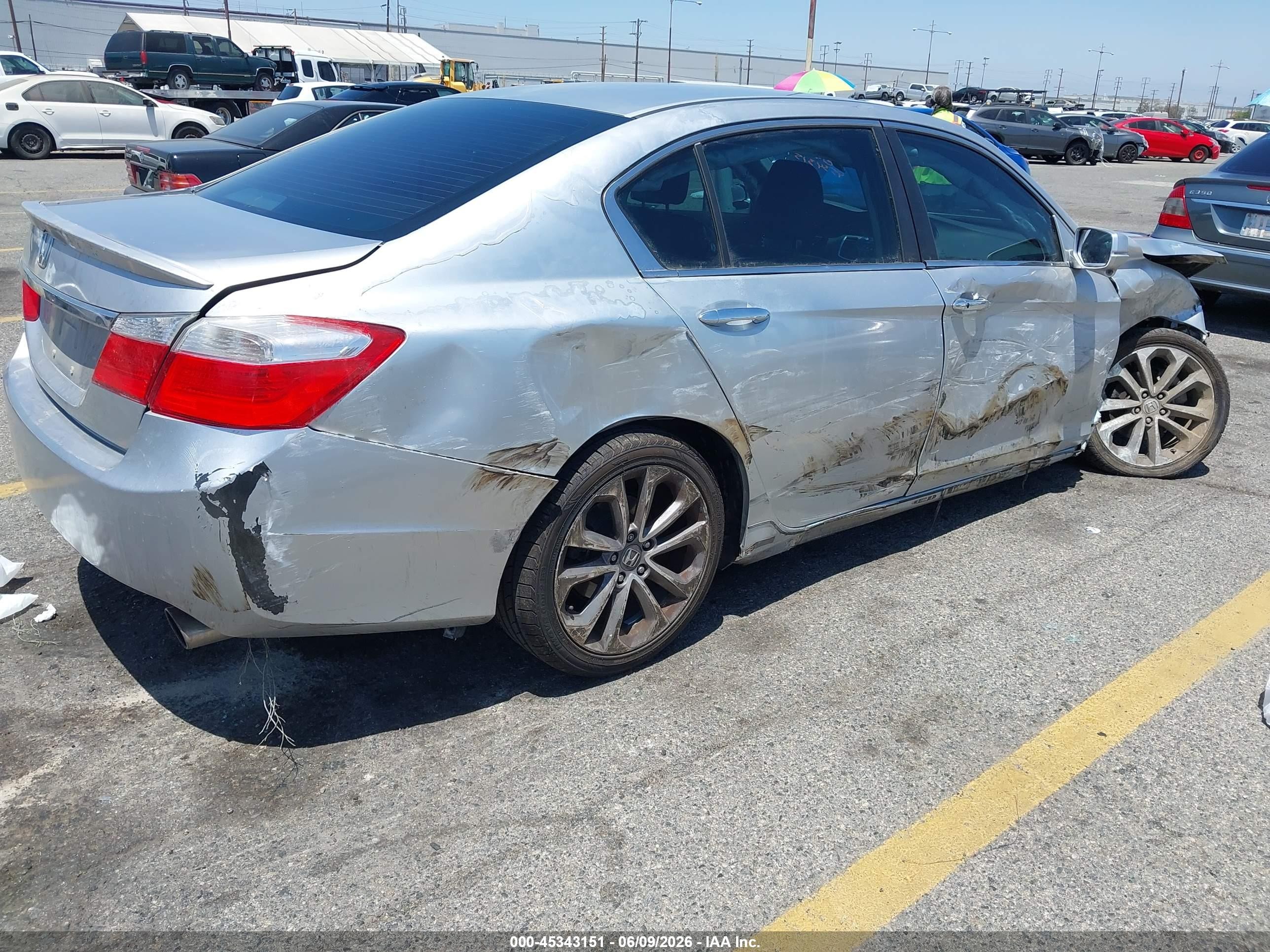 2013 Honda Accord Ex Gray vin: 1HGCR2E79DA143227