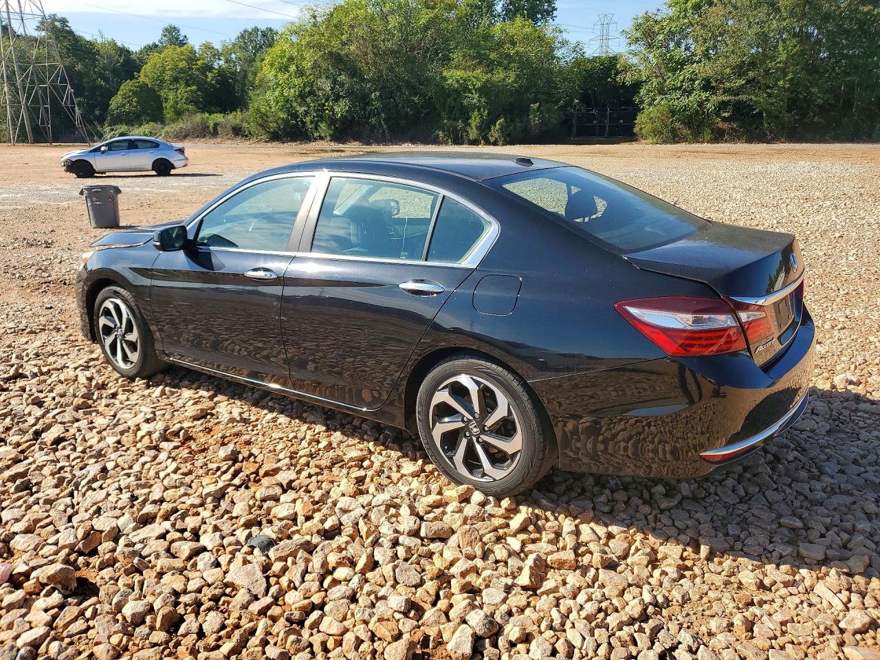 2016 Honda Accord Ex Черный vin: 1HGCR2F03GA029908