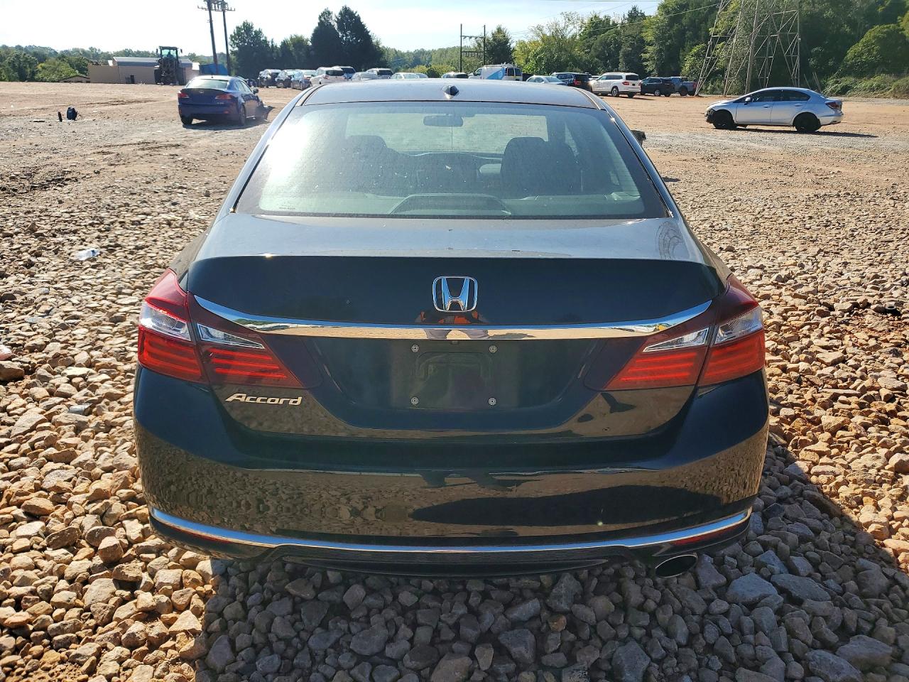 2016 Honda Accord Ex Черный vin: 1HGCR2F03GA029908