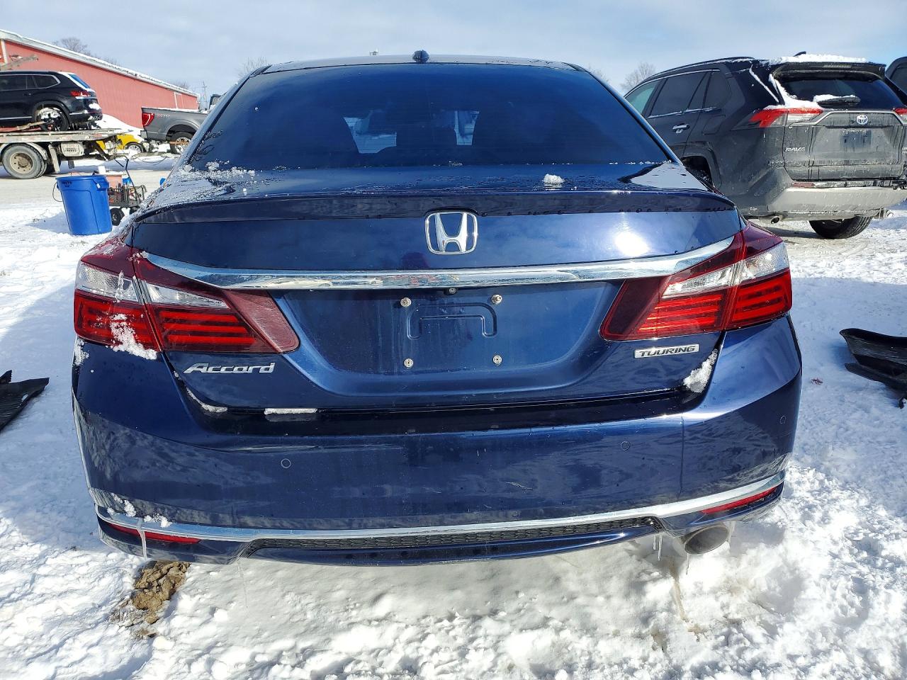 2017 Honda Accord Ex Blue vin: 1HGCR2F04HA810938