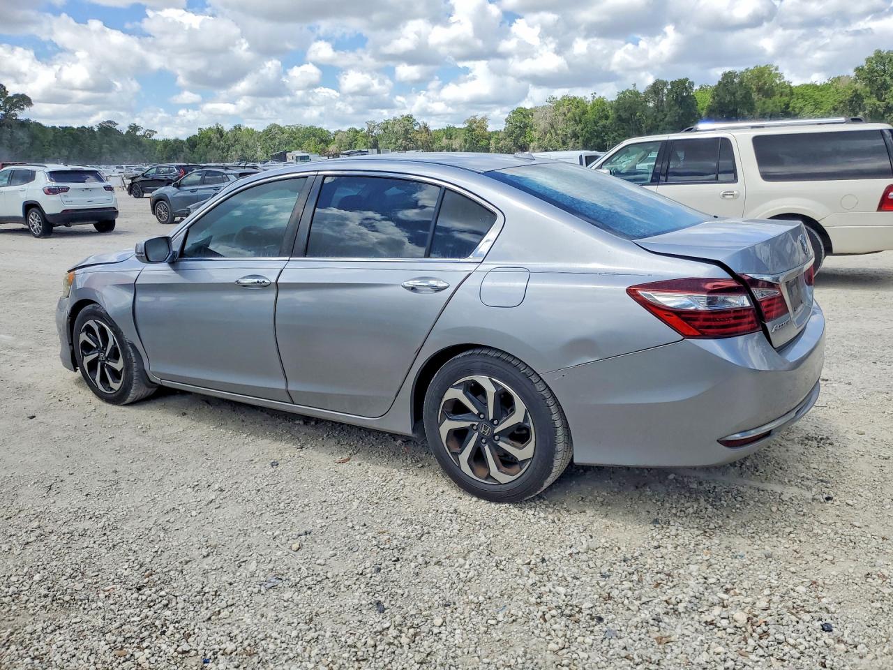 2016 Honda Accord Ex Silver vin: 1HGCR2F07GA053693