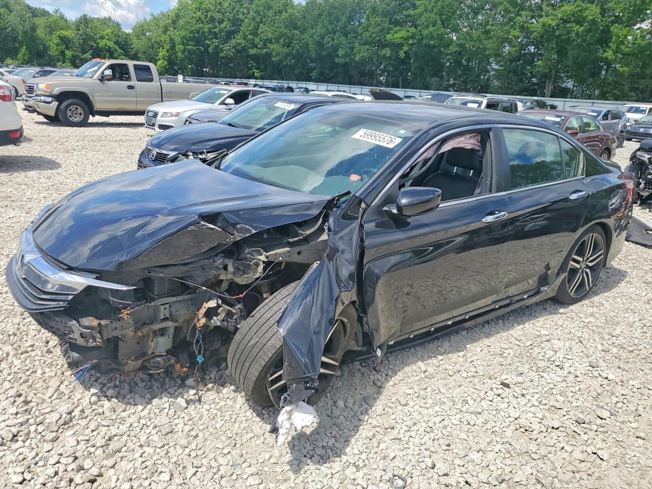 2017 Honda Accord Sport Special Edition Black vin: 1HGCR2F10HA037183