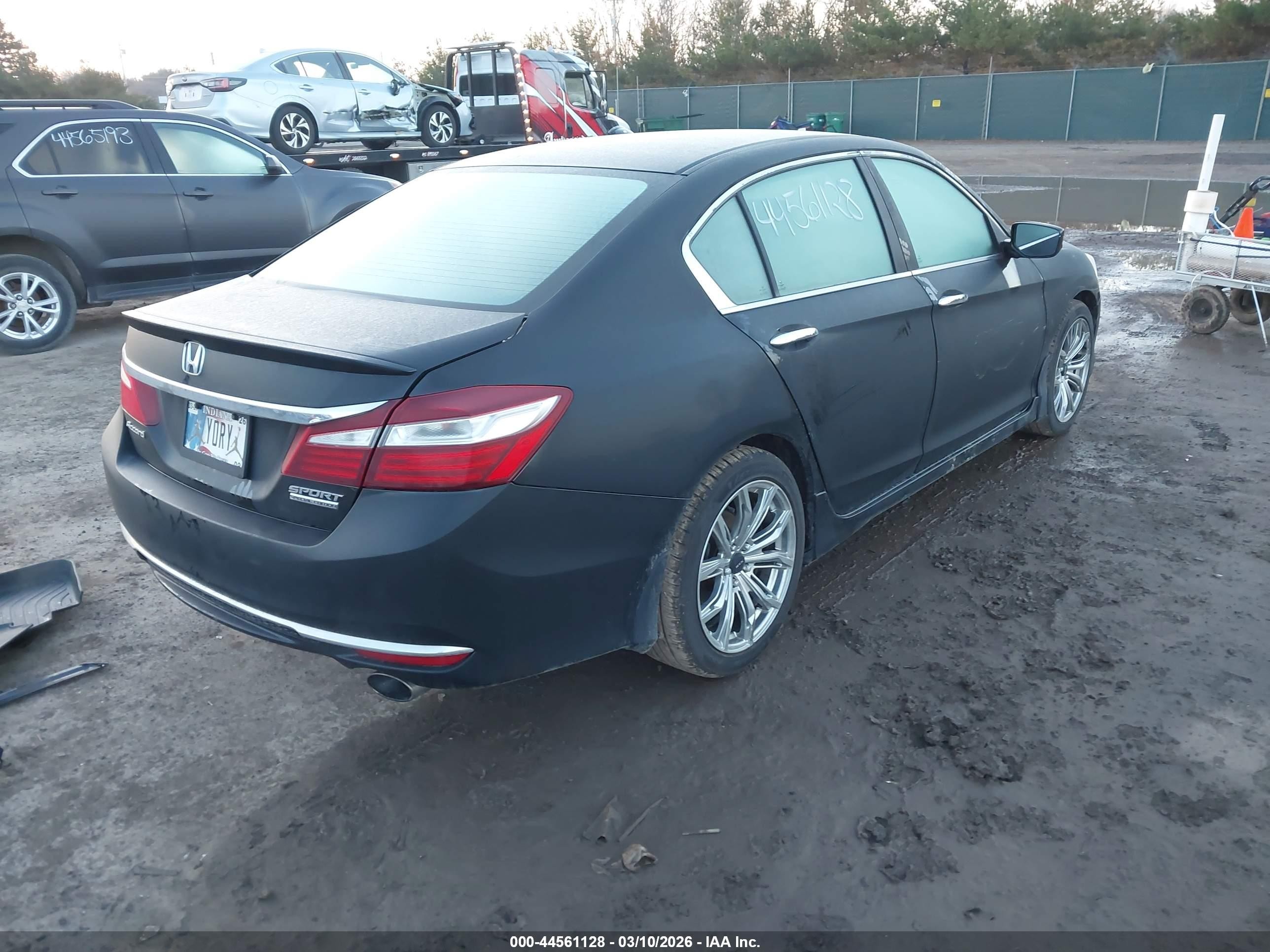 2017 Honda Accord Sport Se Black vin: 1HGCR2F10HA119673