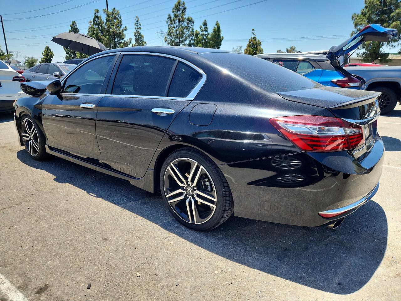 2017 Honda Accord Sport Special Edition Black vin: 1HGCR2F11HA020666