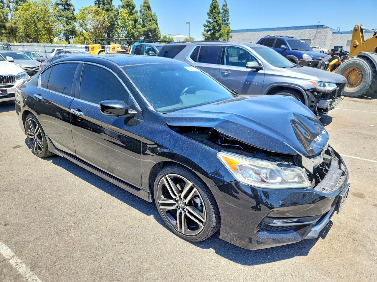 2017 Honda Accord Sport Special Edition Black vin: 1HGCR2F11HA020666