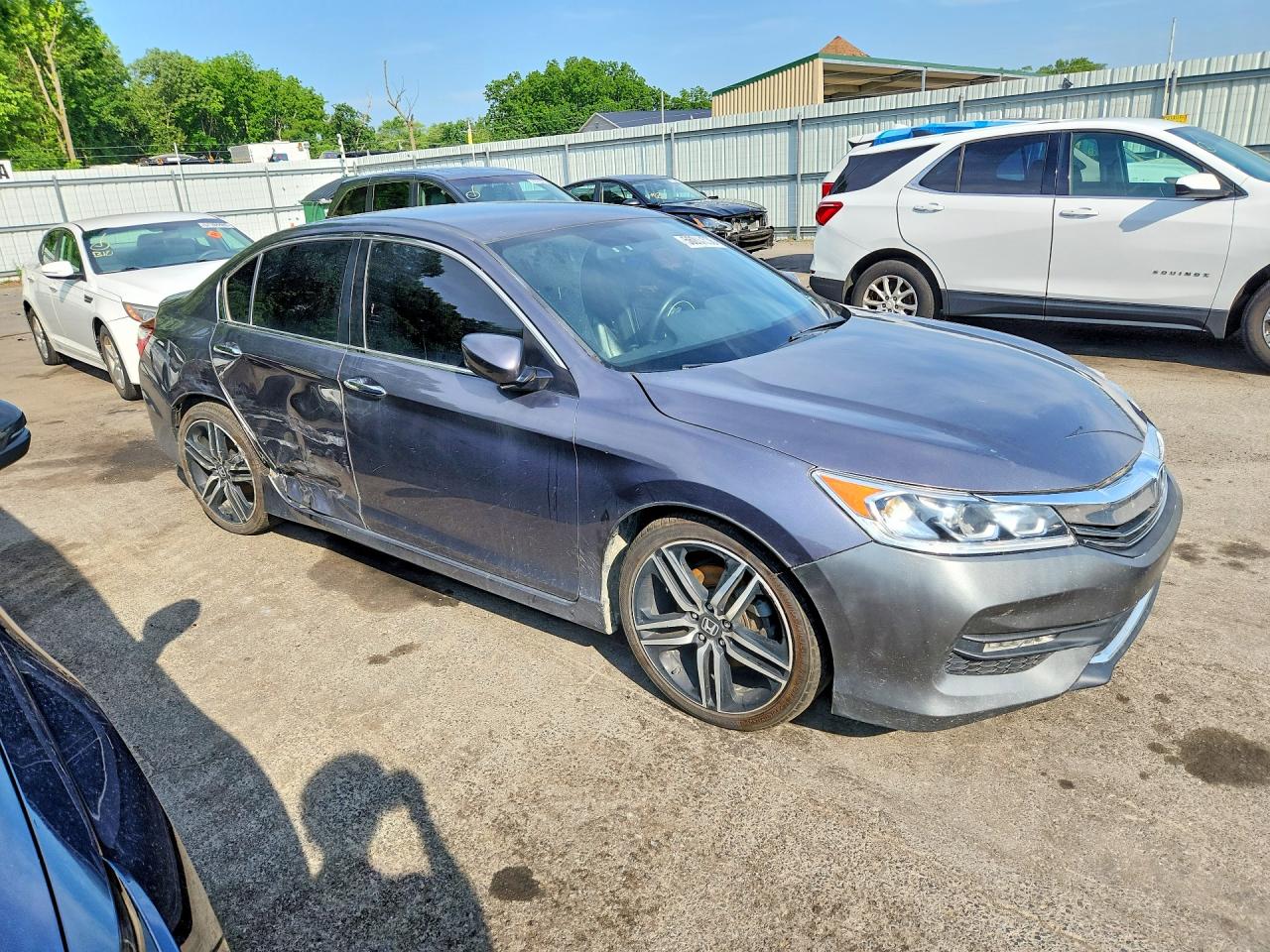 2017 Honda Accord Sport Special Edition Gray vin: 1HGCR2F11HA199677