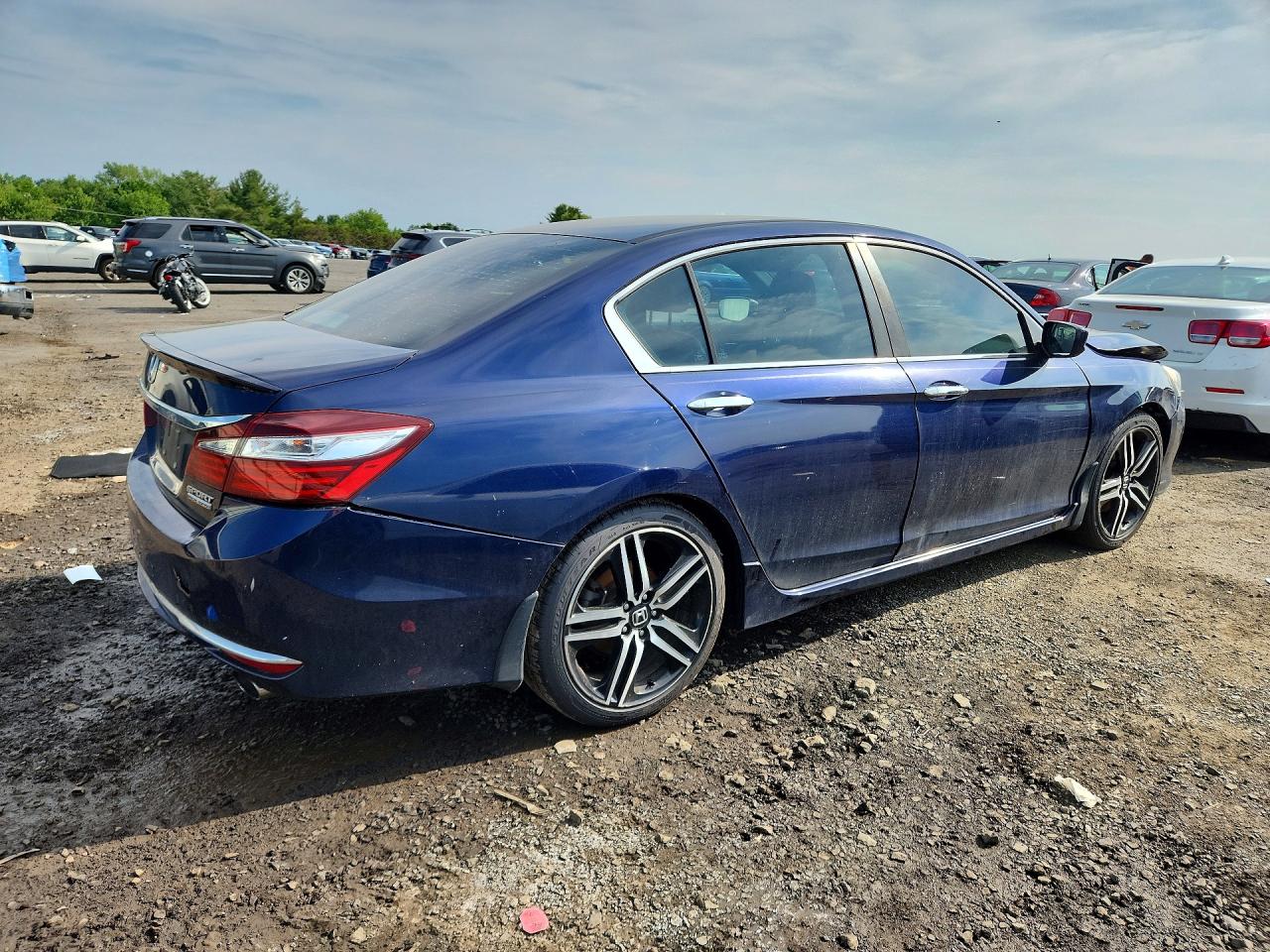 2017 Honda Accord Sport Special Edition Blue vin: 1HGCR2F11HA287239