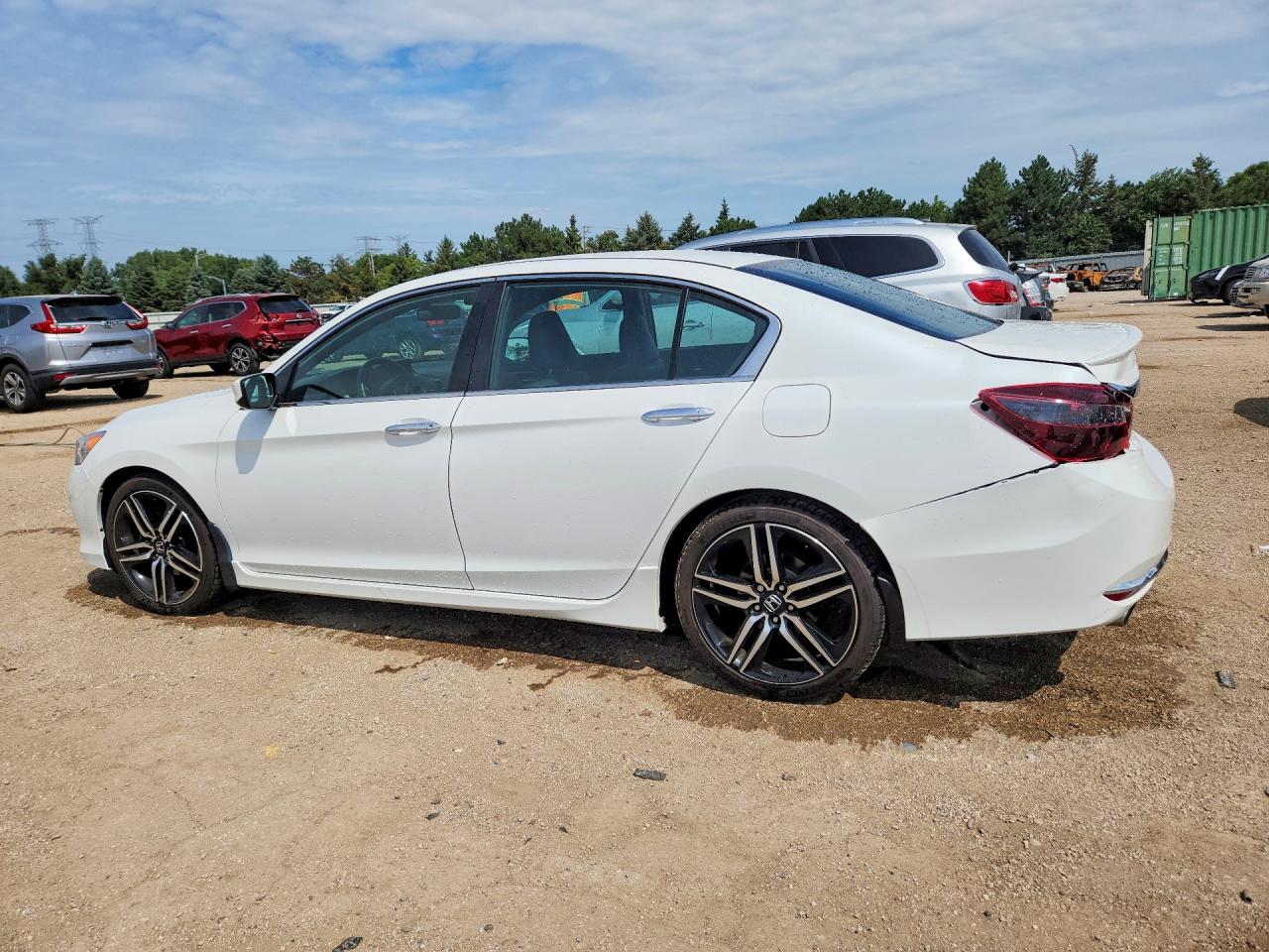 2017 Honda Accord Sport Special Edition White vin: 1HGCR2F13HA119960