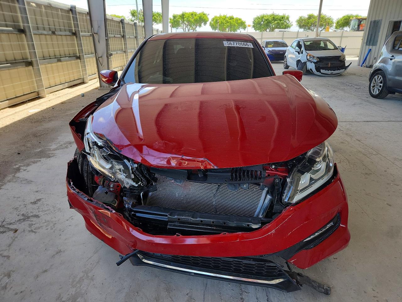 2017 Honda Accord Sport Special Edition Red vin: 1HGCR2F16HA109214