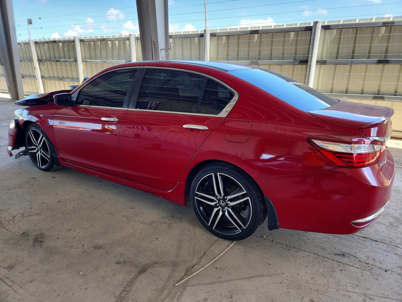 2017 Honda Accord Sport Special Edition Red vin: 1HGCR2F16HA109214