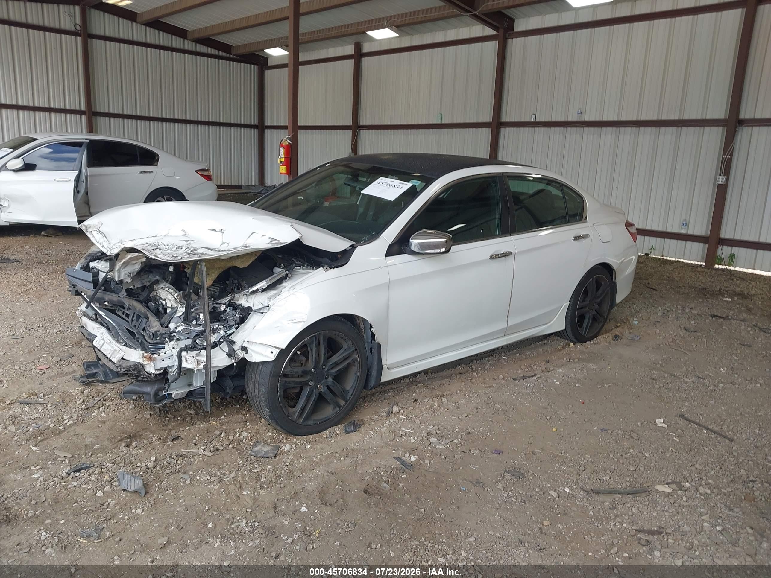 2017 Honda Accord Sport Se Белый vin: 1HGCR2F18HA031258