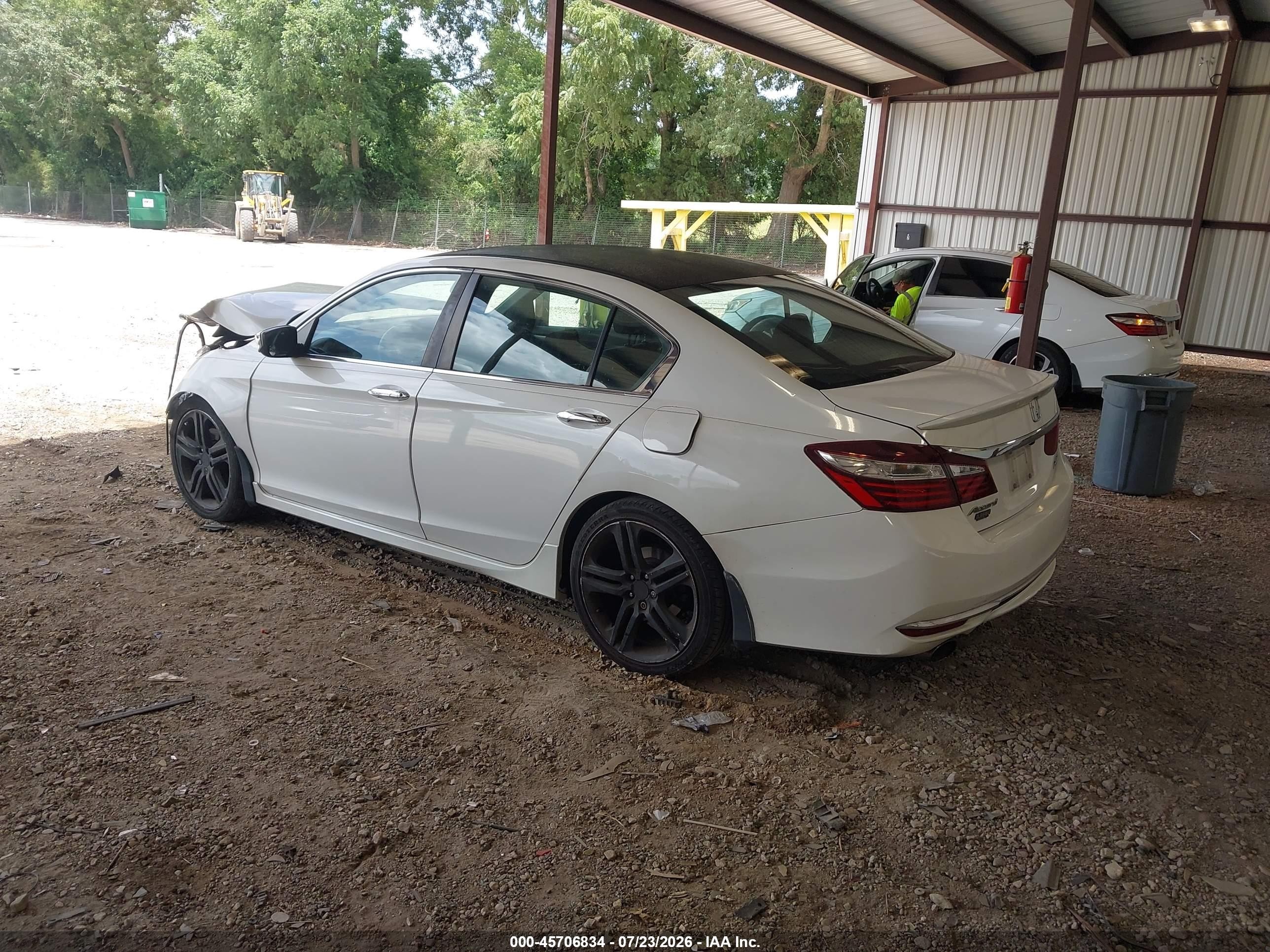 2017 Honda Accord Sport Se Белый vin: 1HGCR2F18HA031258