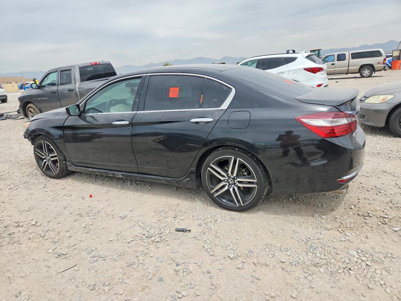 2017 Honda Accord Sport Special Edition Black vin: 1HGCR2F18HA066236
