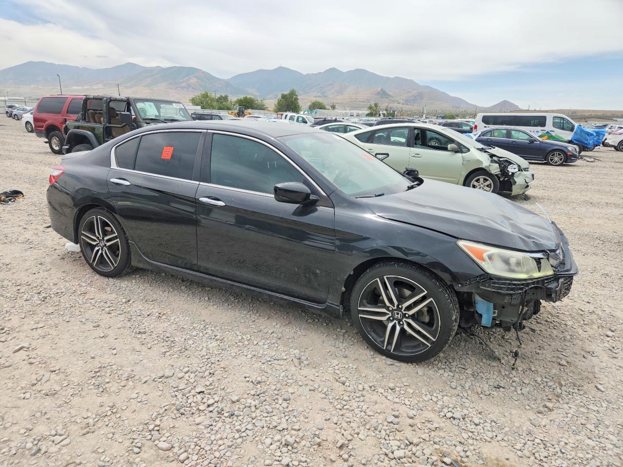 2017 Honda Accord Sport Special Edition Black vin: 1HGCR2F18HA066236