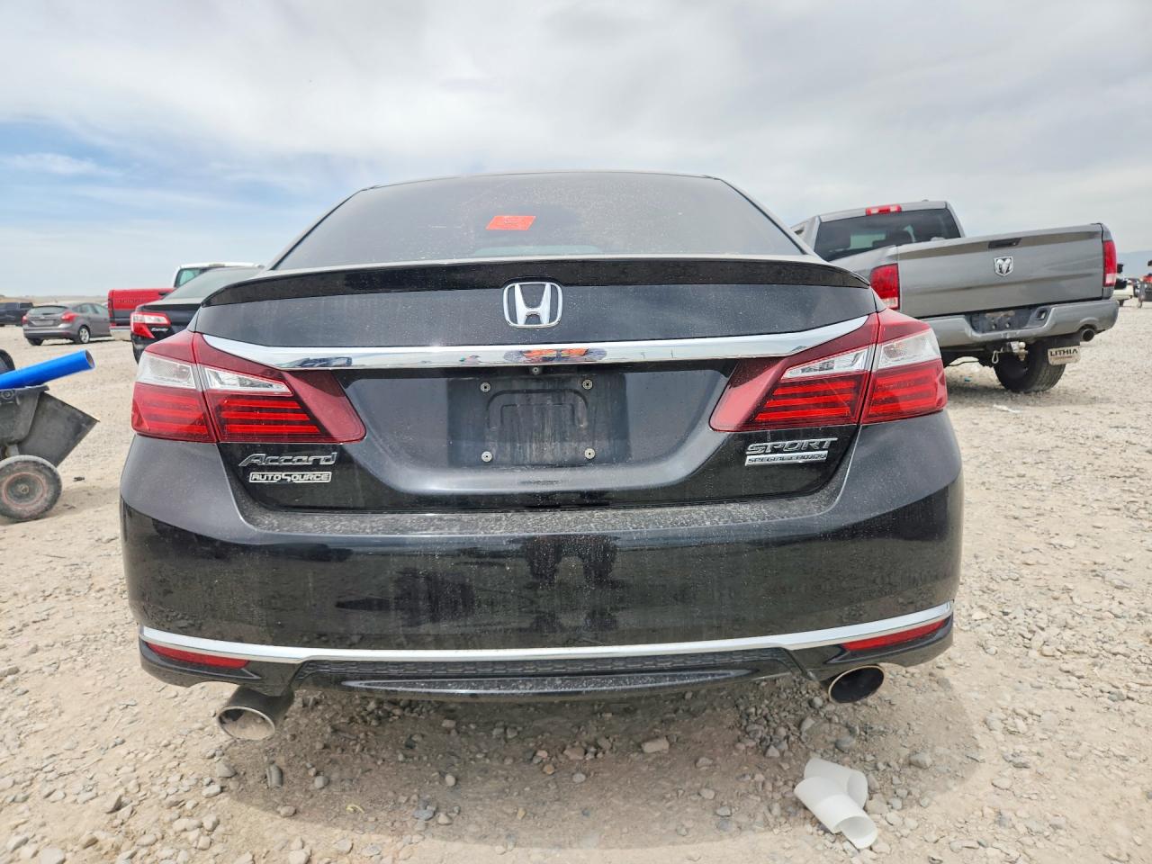 2017 Honda Accord Sport Special Edition Black vin: 1HGCR2F18HA066236