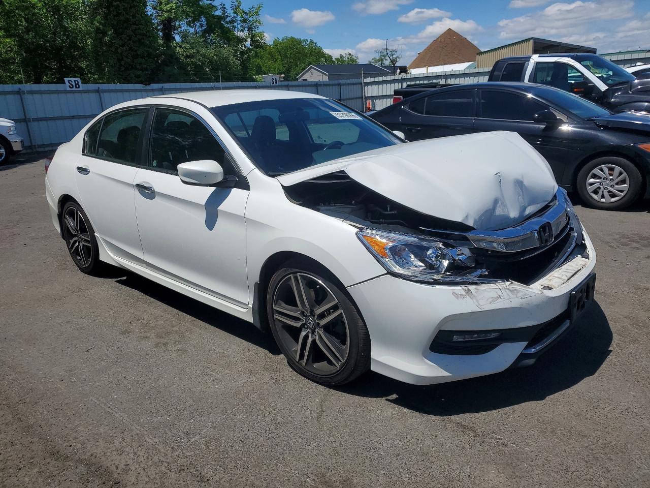 2017 Honda Accord Sport Special Edition Белый vin: 1HGCR2F19HA059960