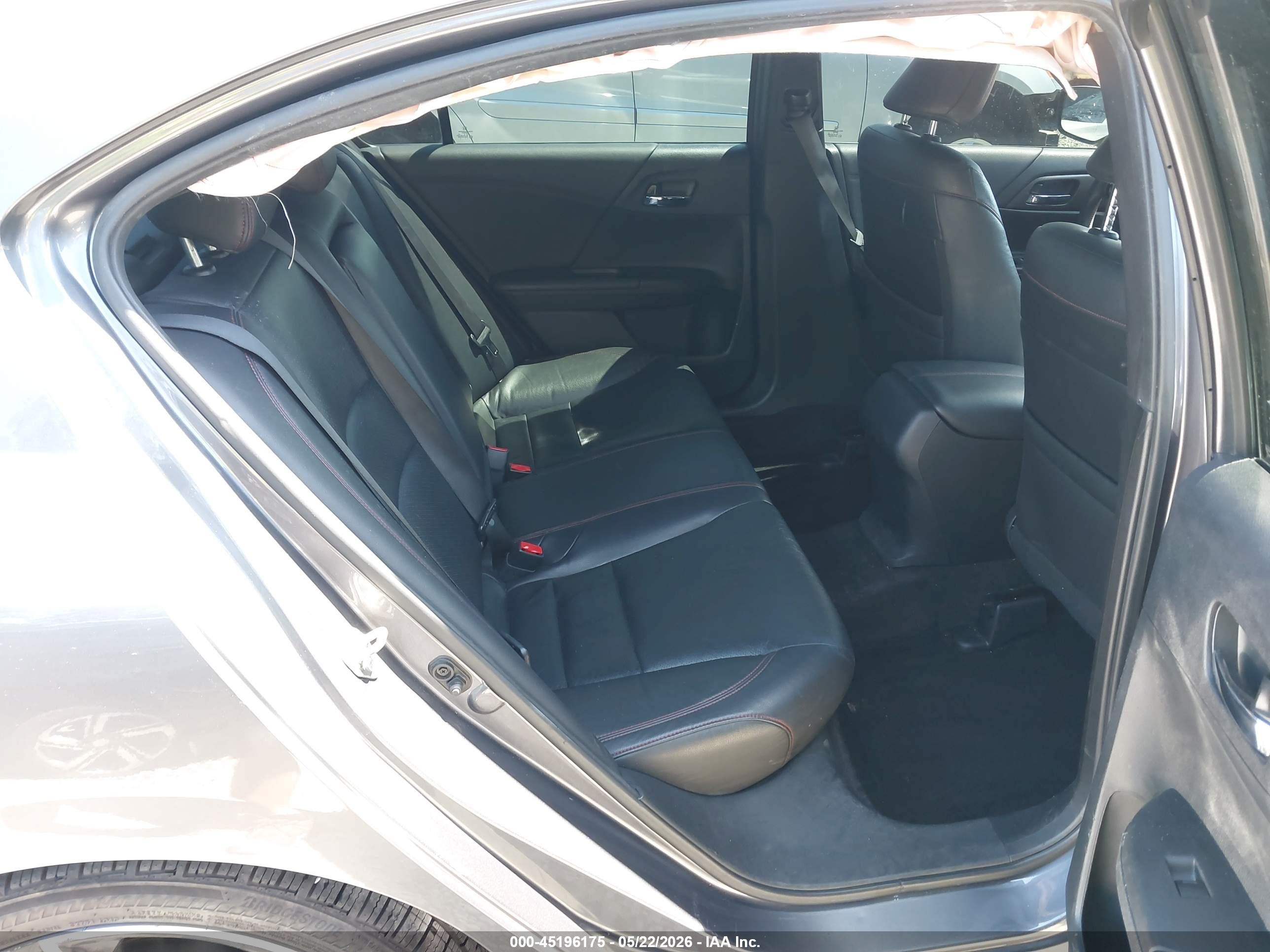 2017 Honda Accord Sport Se Серый vin: 1HGCR2F19HA122281