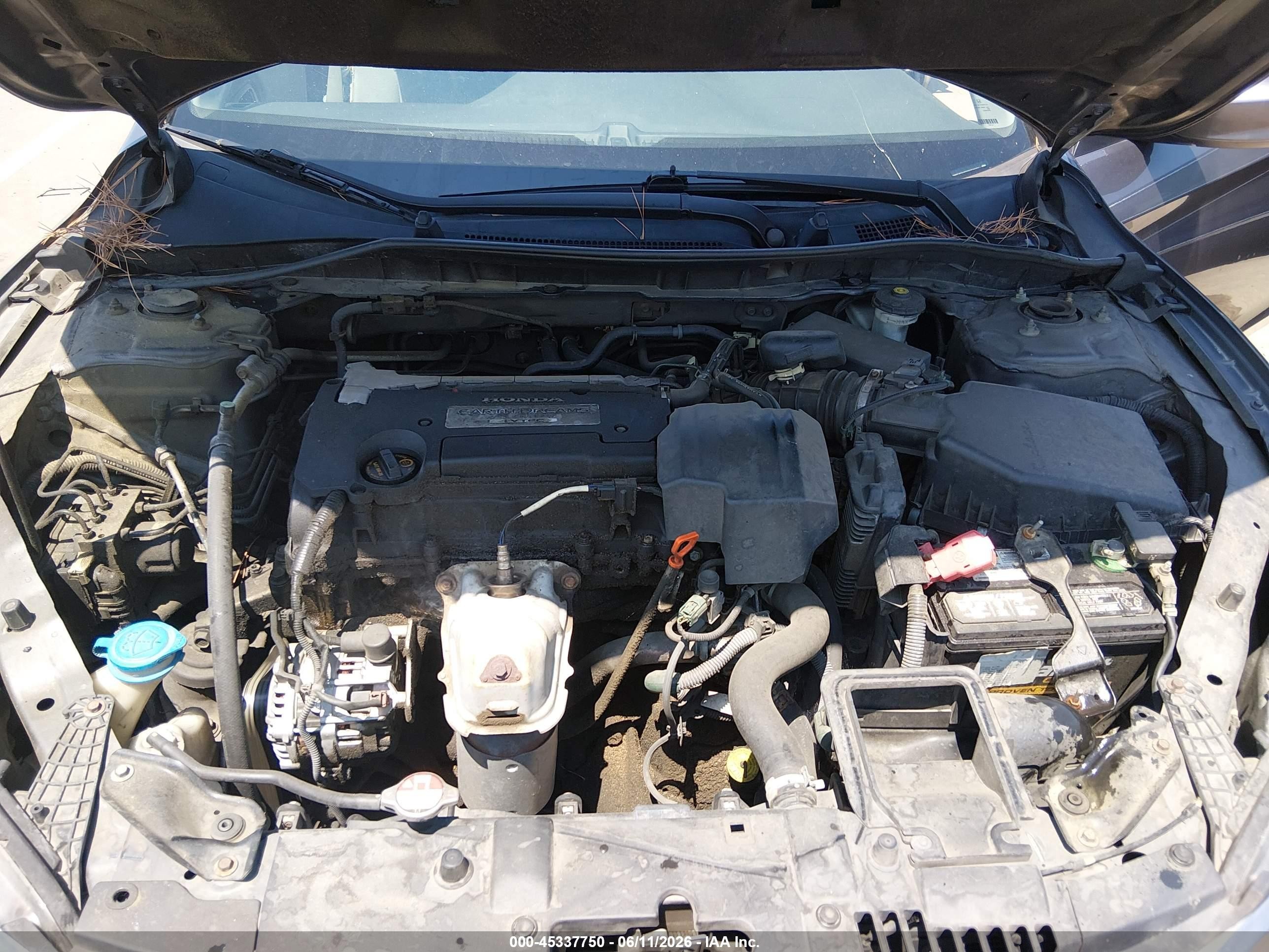 2013 Honda Accord Lx Gray vin: 1HGCR2F30DA003580