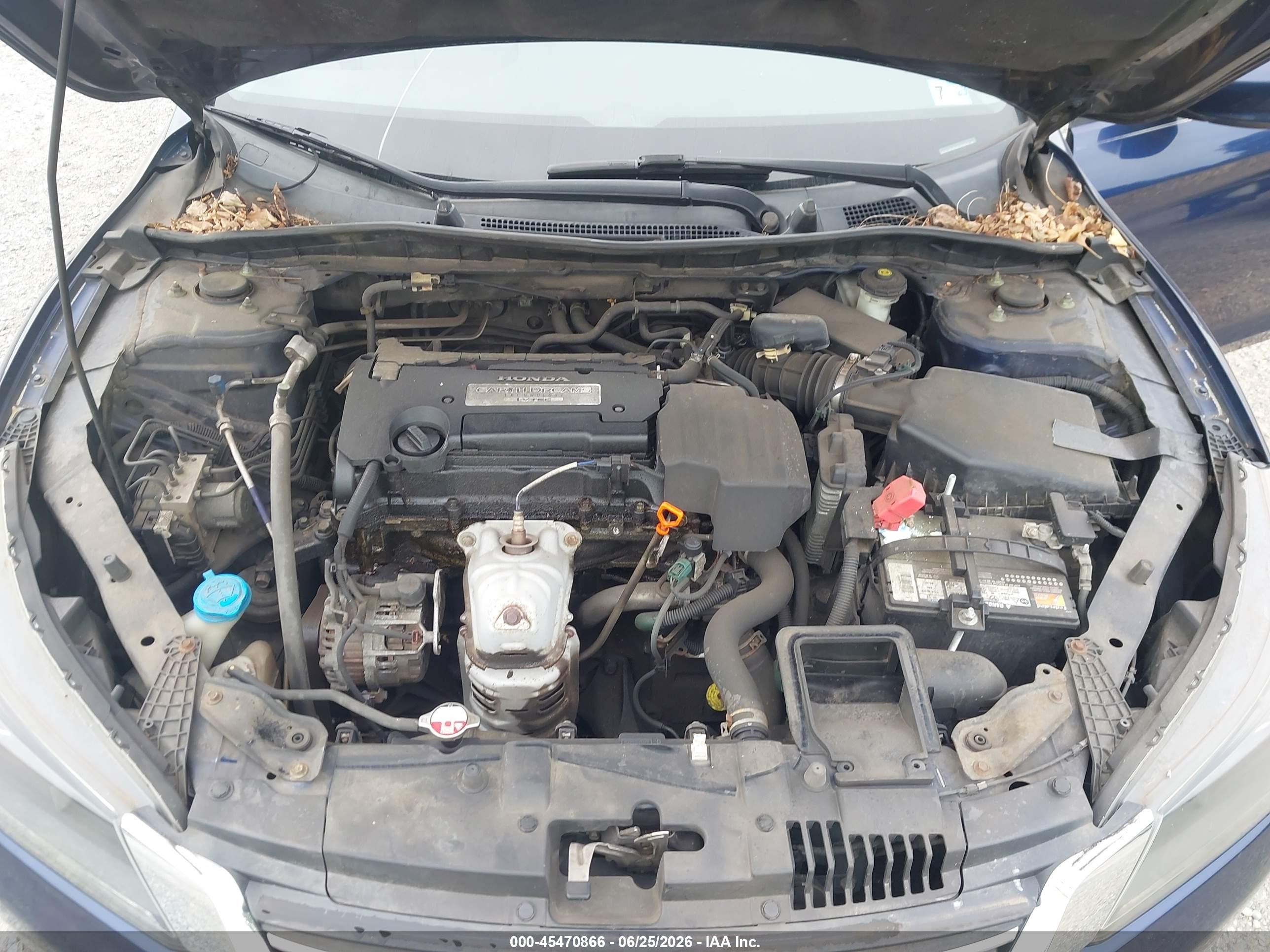 2013 Honda Accord Lx Blue vin: 1HGCR2F30DA028866