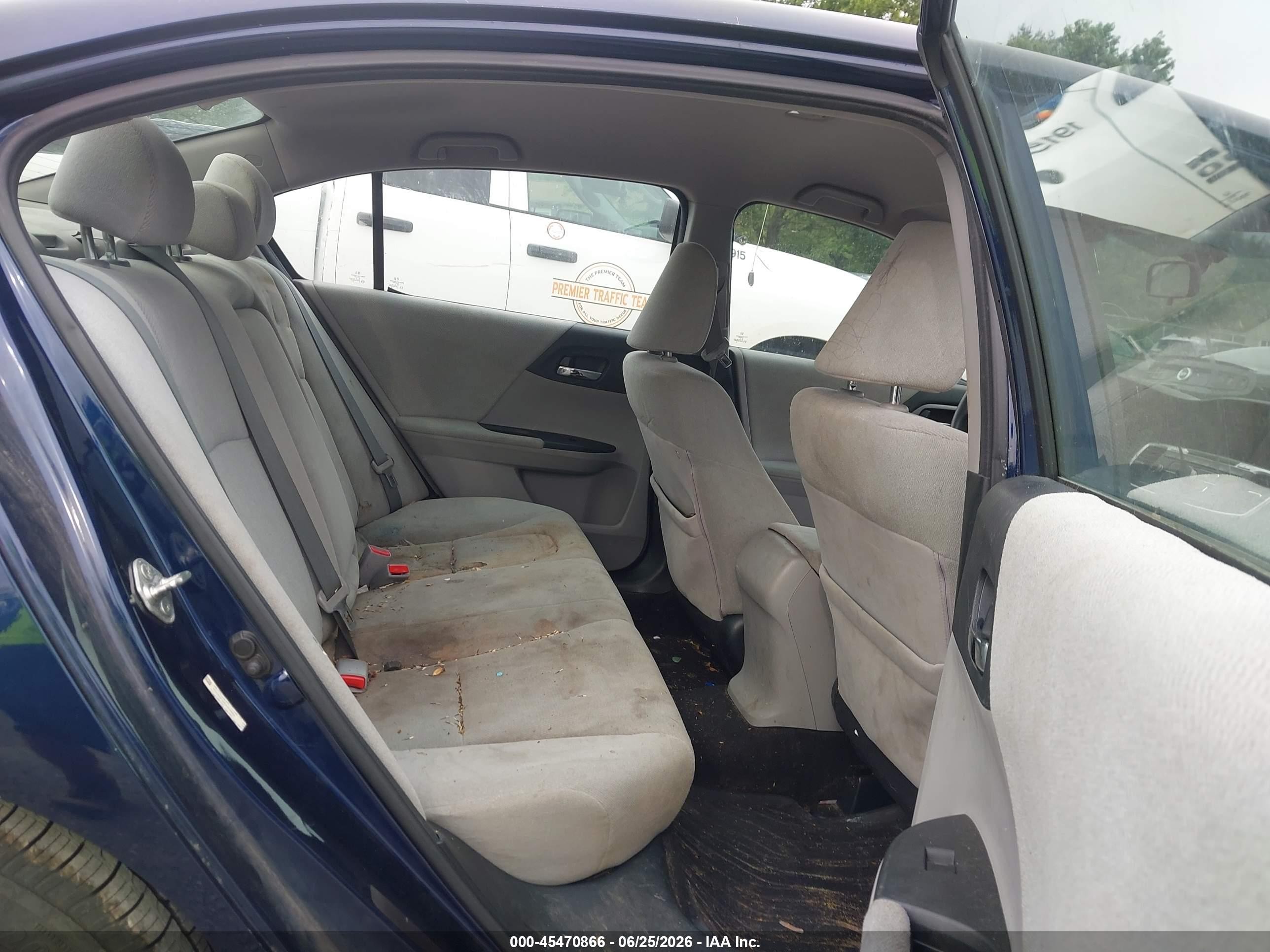 2013 Honda Accord Lx Blue vin: 1HGCR2F30DA028866